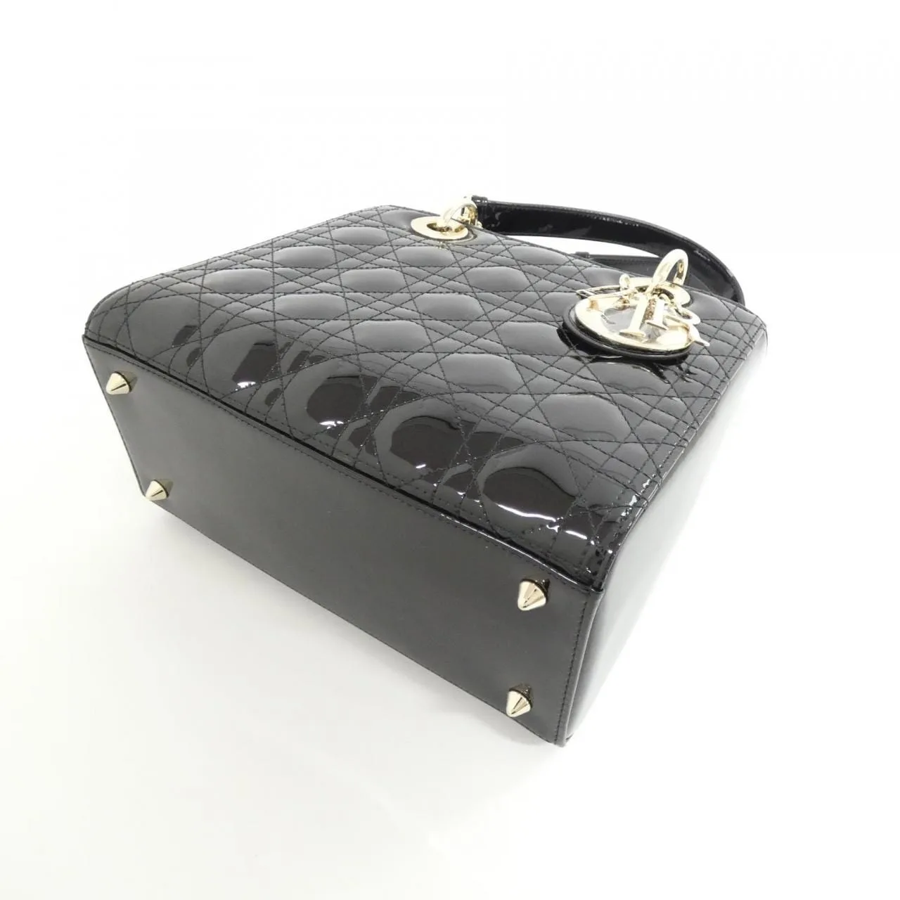 DIOR Lady Dior M0565OWCB 手提包 漆皮 3