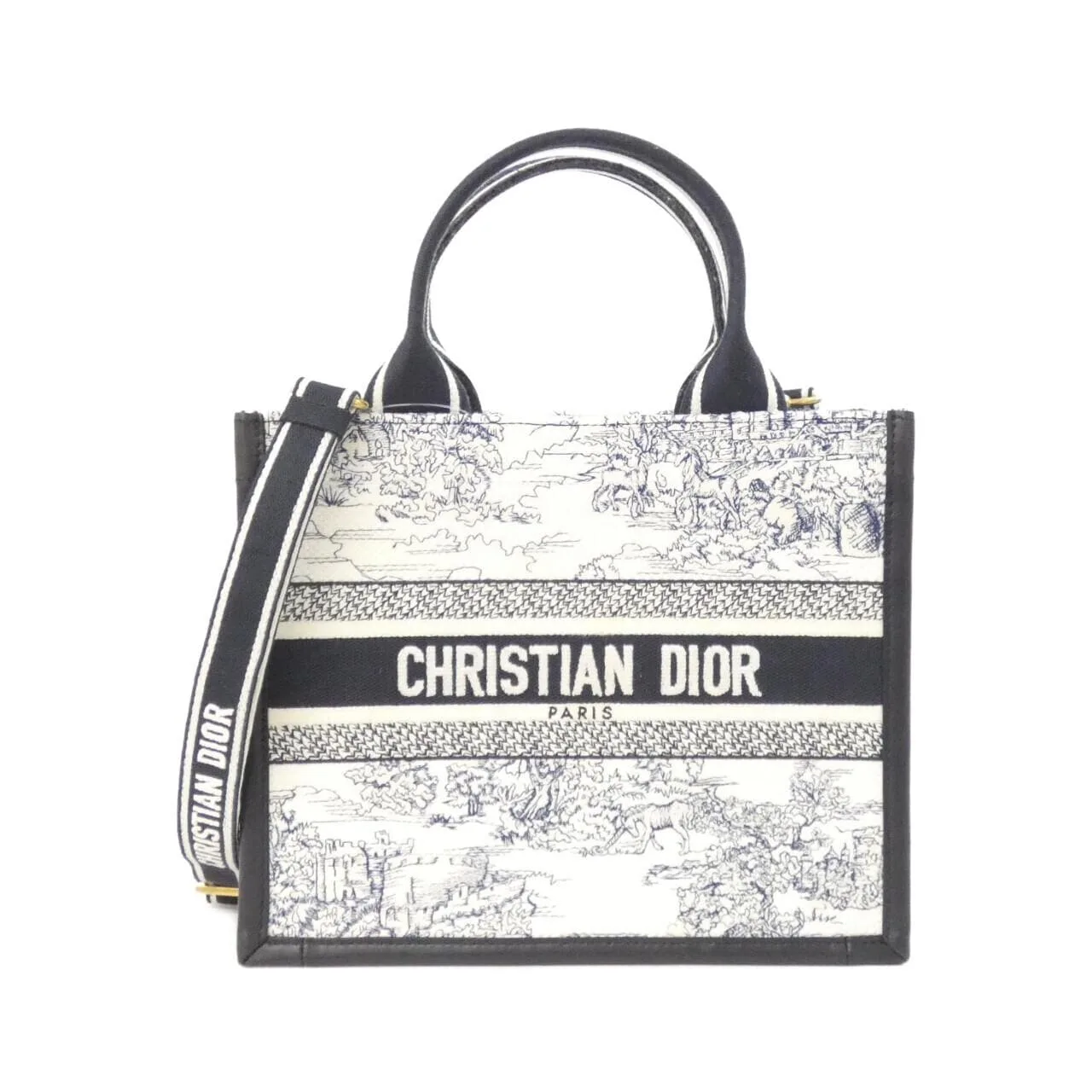 DIOR Book Tote M1325CZDB Tote Canvas