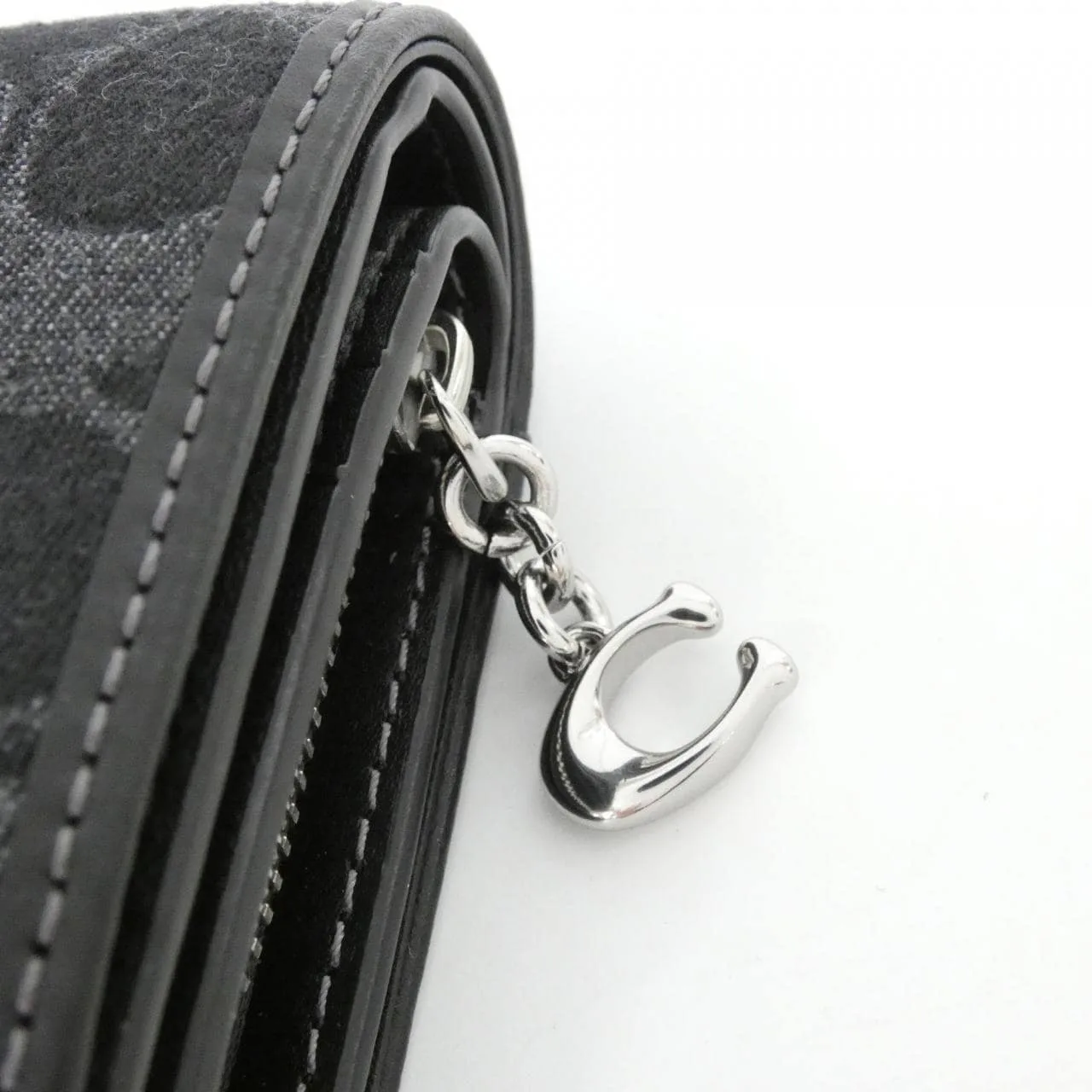 COACH CDF22 銀包 牛仔布 3