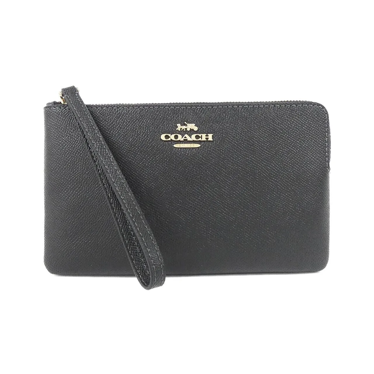 COACH CV395 Pouch Leather