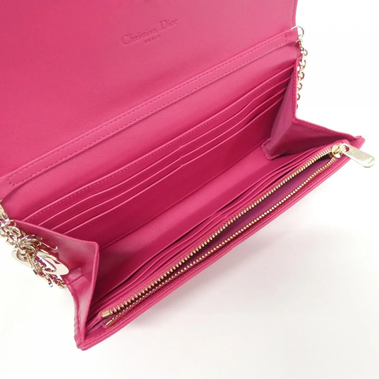 DIOR Lady Dior S0020OCAL Wallet Lambskin 9