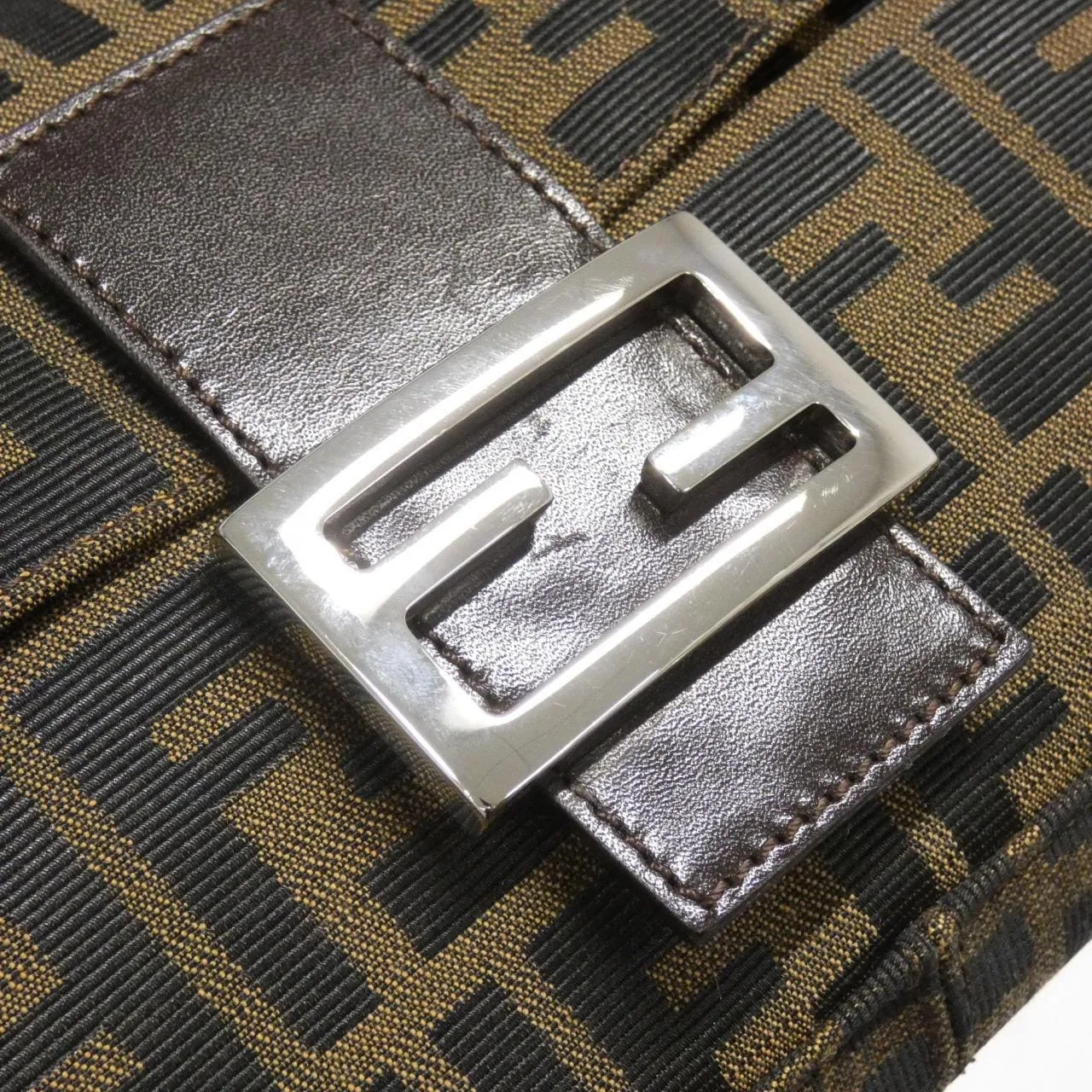 FENDI Baguette 26424 Shoulder Canvas 4