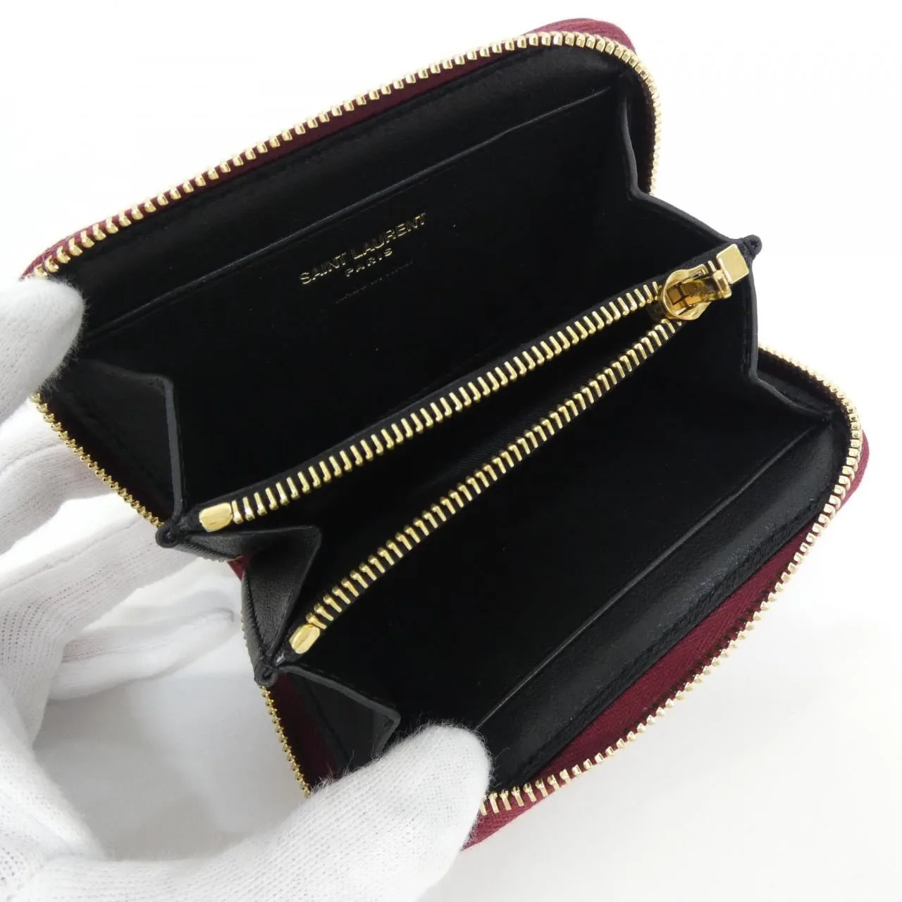 SAINT LAURENT 863727 AAEAX 散紙包 羊皮 5