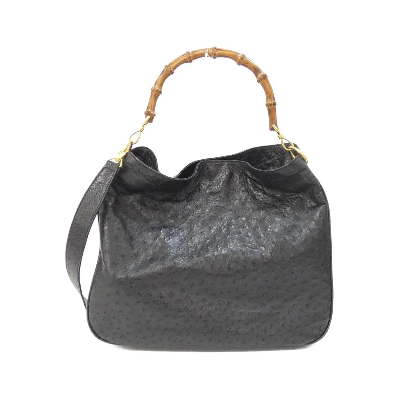 GUCCI 001 3754 肩背包 鴕鳥皮
