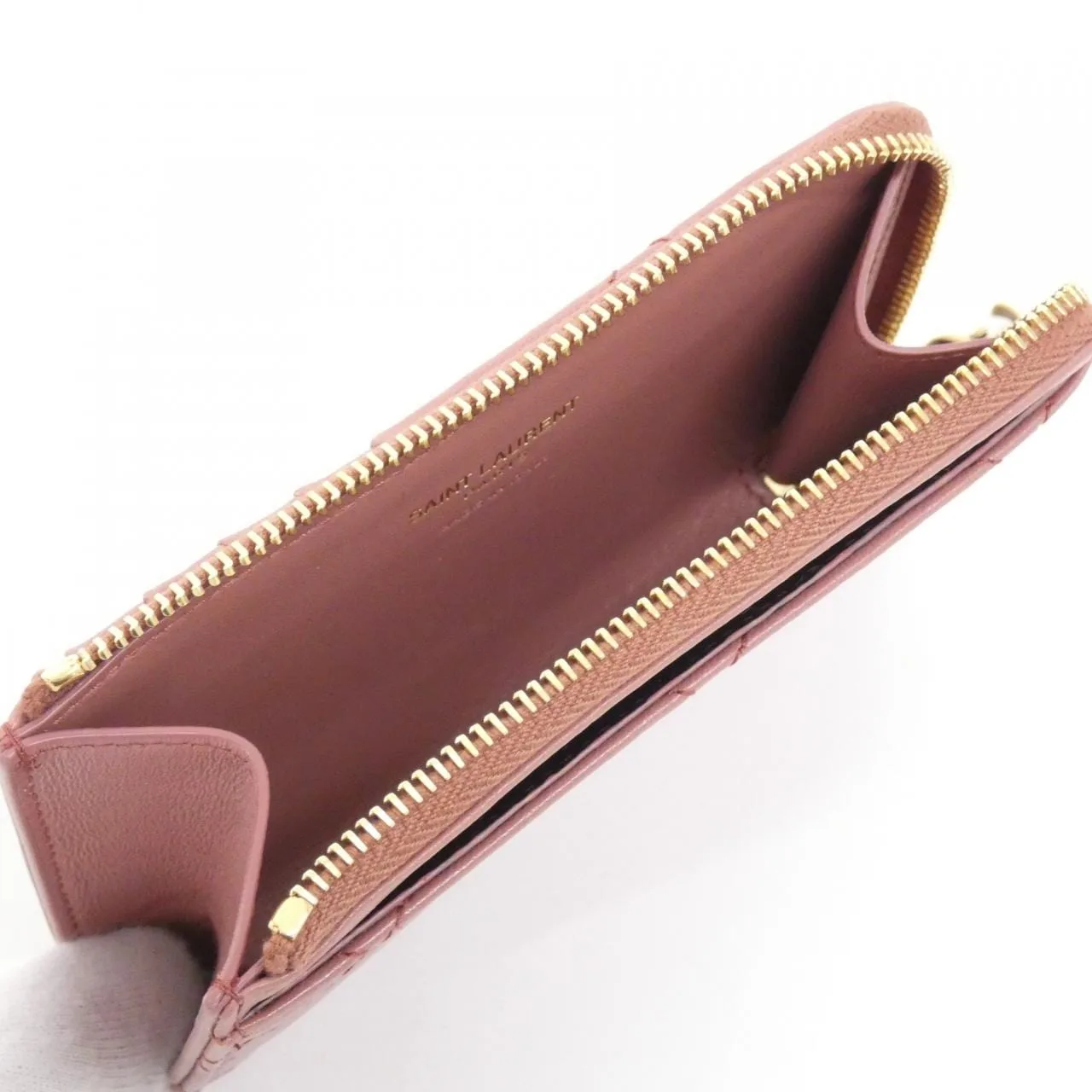 SAINT LAURENT Cassandre 862430 AAANG 卡片套 羊皮 5