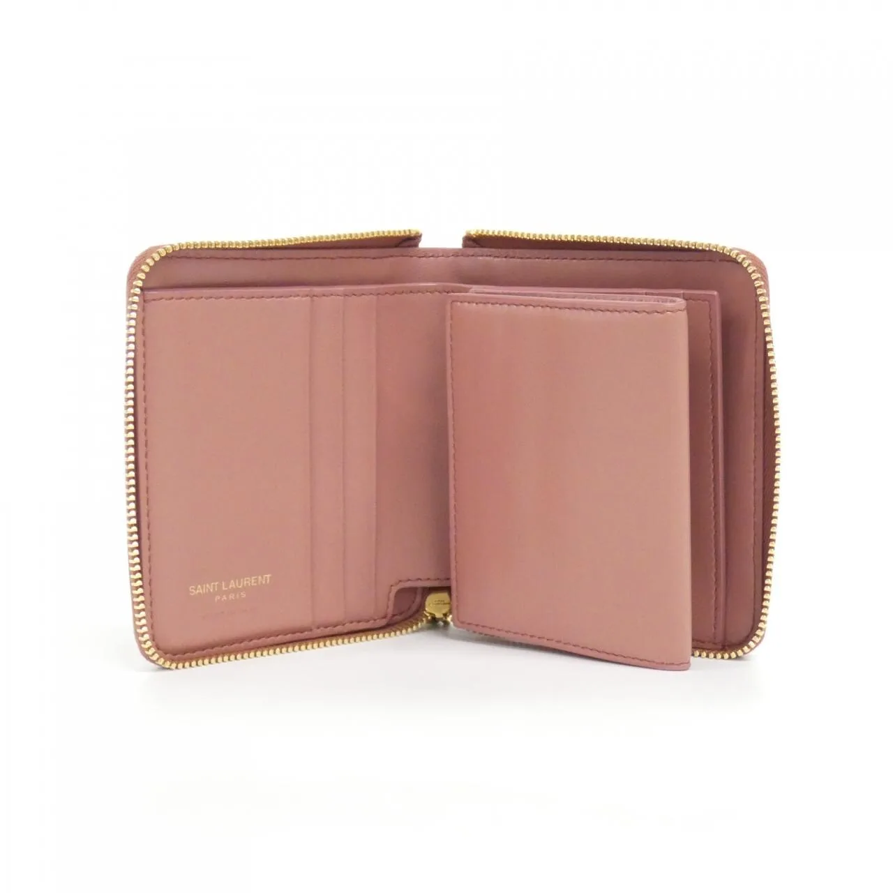 SAINT LAURENT 862522 AAANG 銀包 羊皮 4