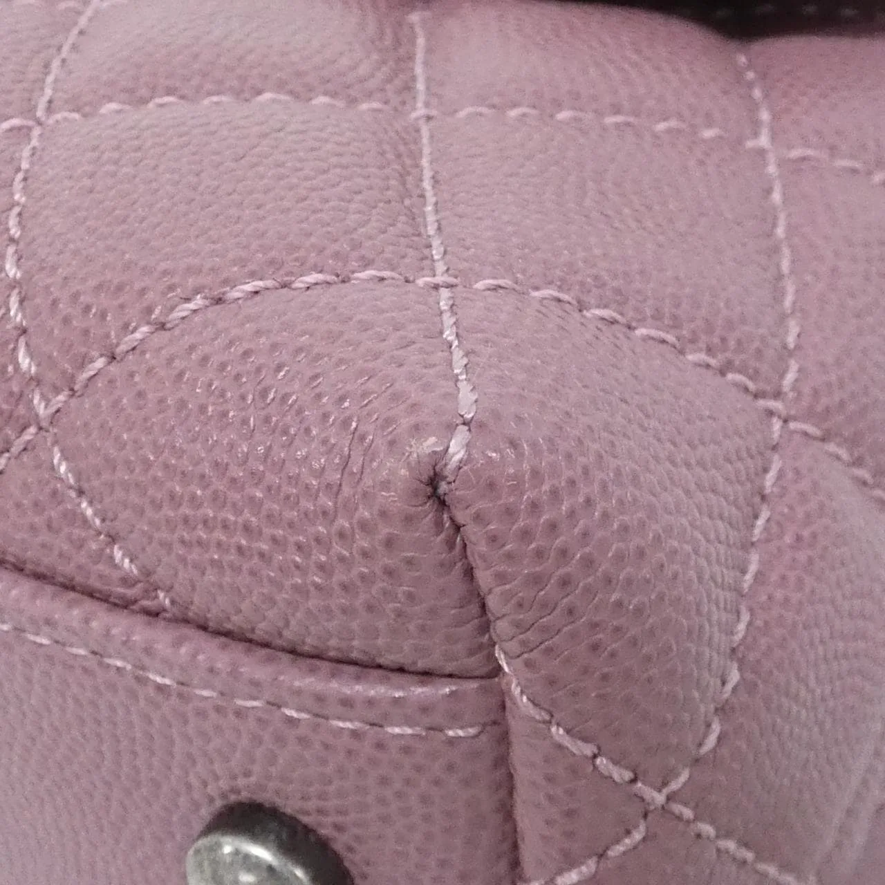 CHANEL Matelasse 92991 Handbag Grained Calfskin 3
