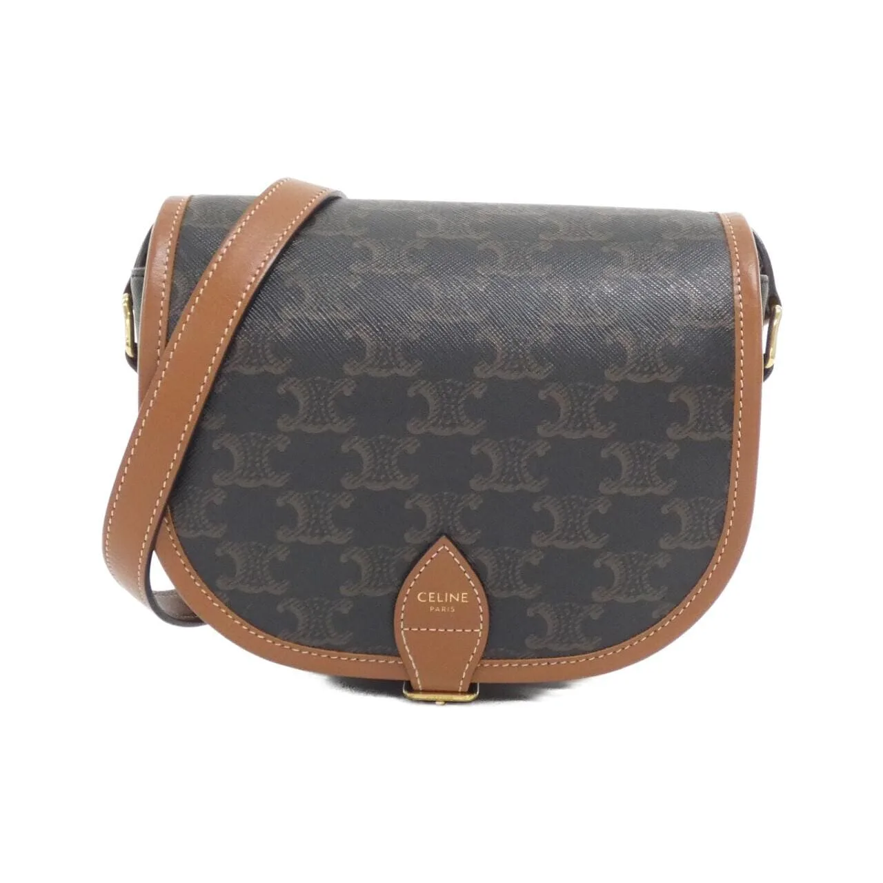 CELINE Triomphe 191502BZJ Shoulder Canvas