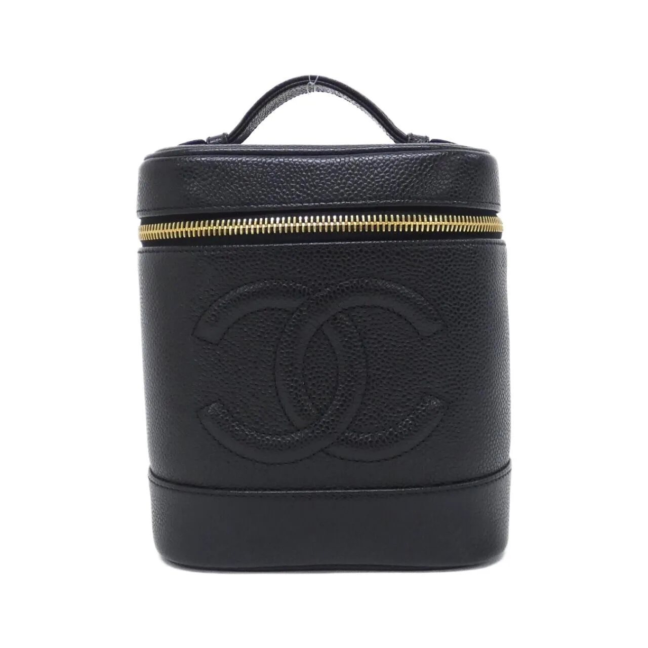 CHANEL 1998 Handbag Grained Calfskin