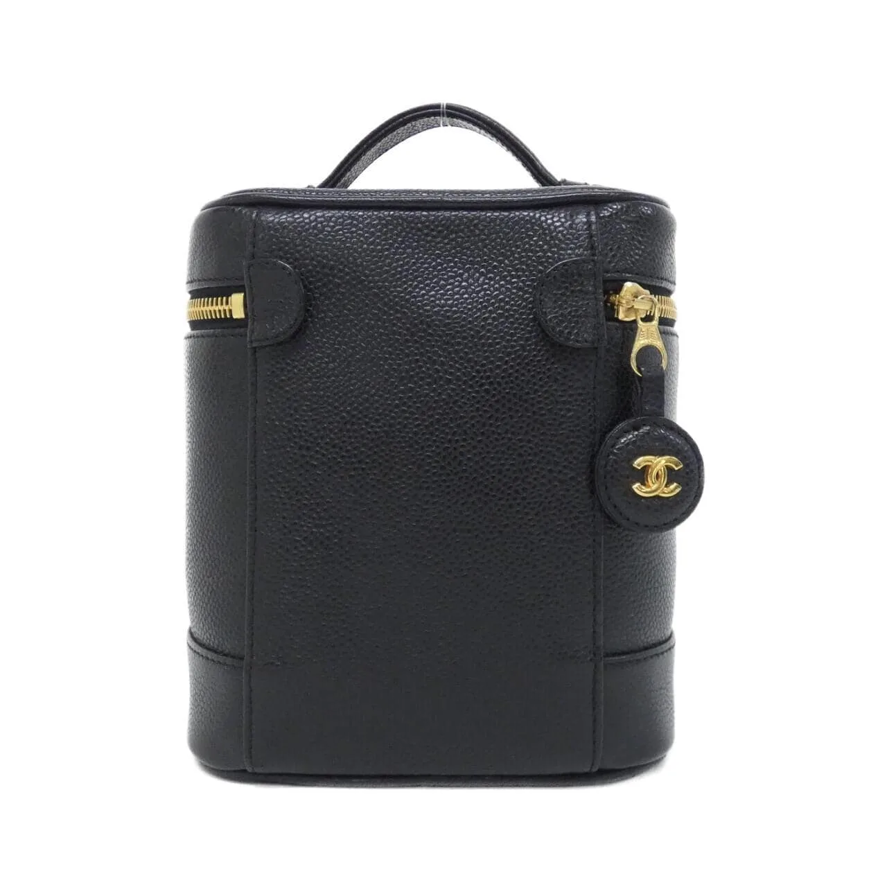 CHANEL 1998 Handbag Grained Calfskin 2