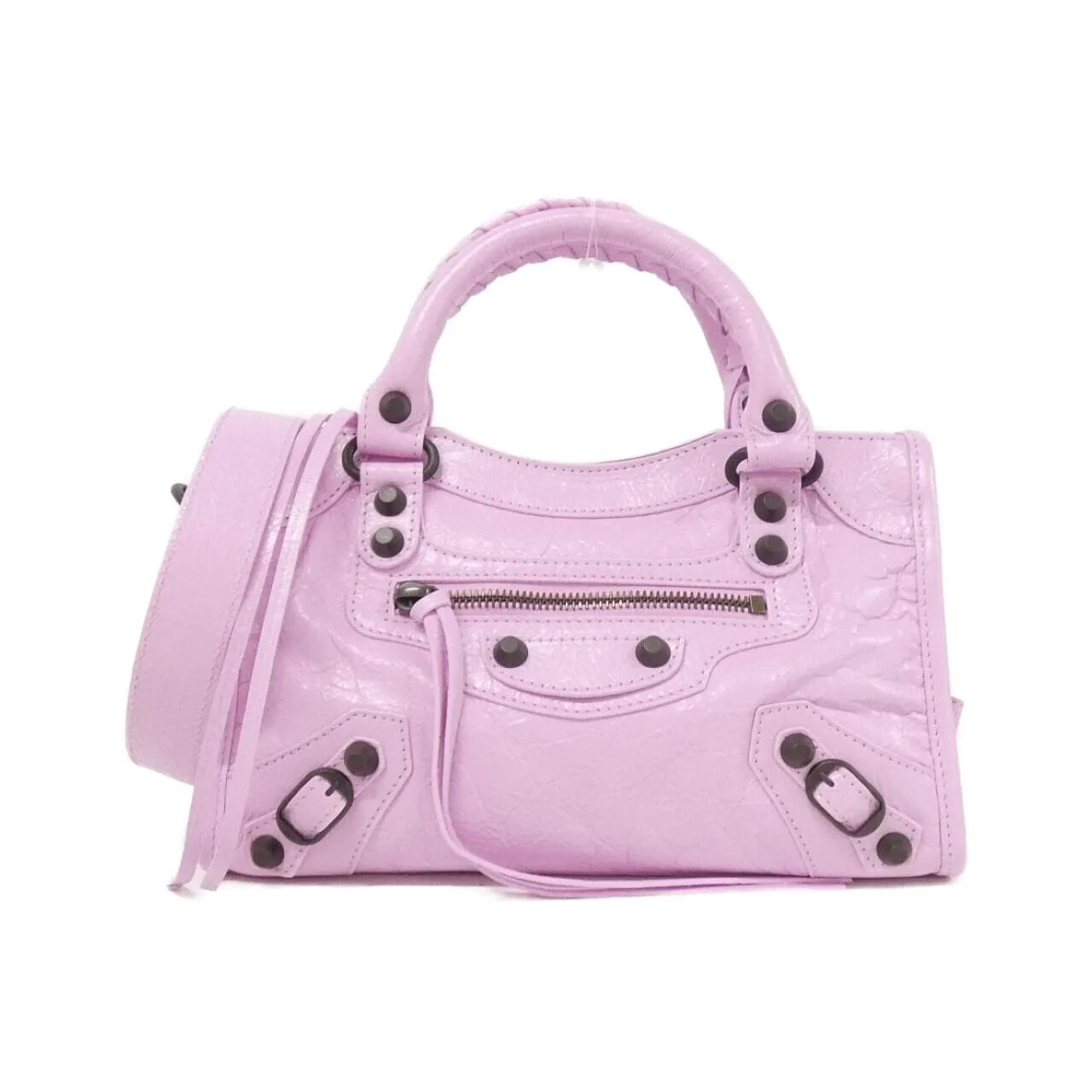 BALENCIAGA Le City 806395 2ABEK Handbag Lambskin