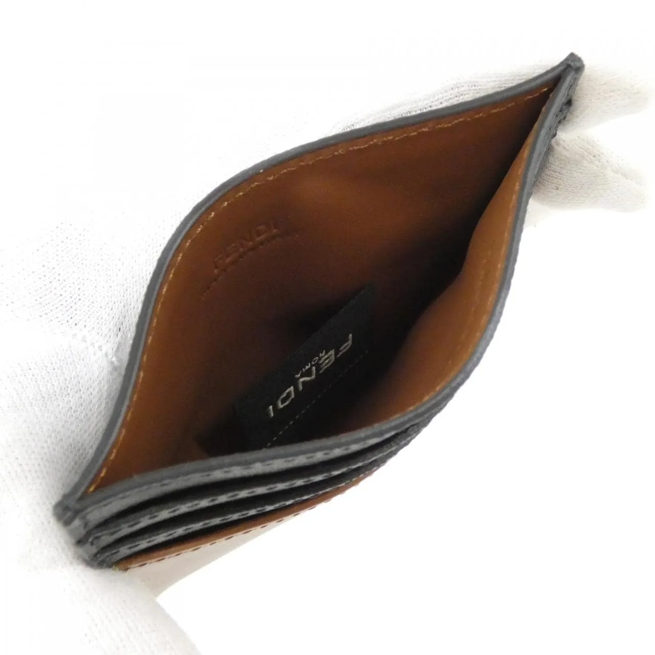 FENDI 7M0164 AFF2 Card Case Canvas 4