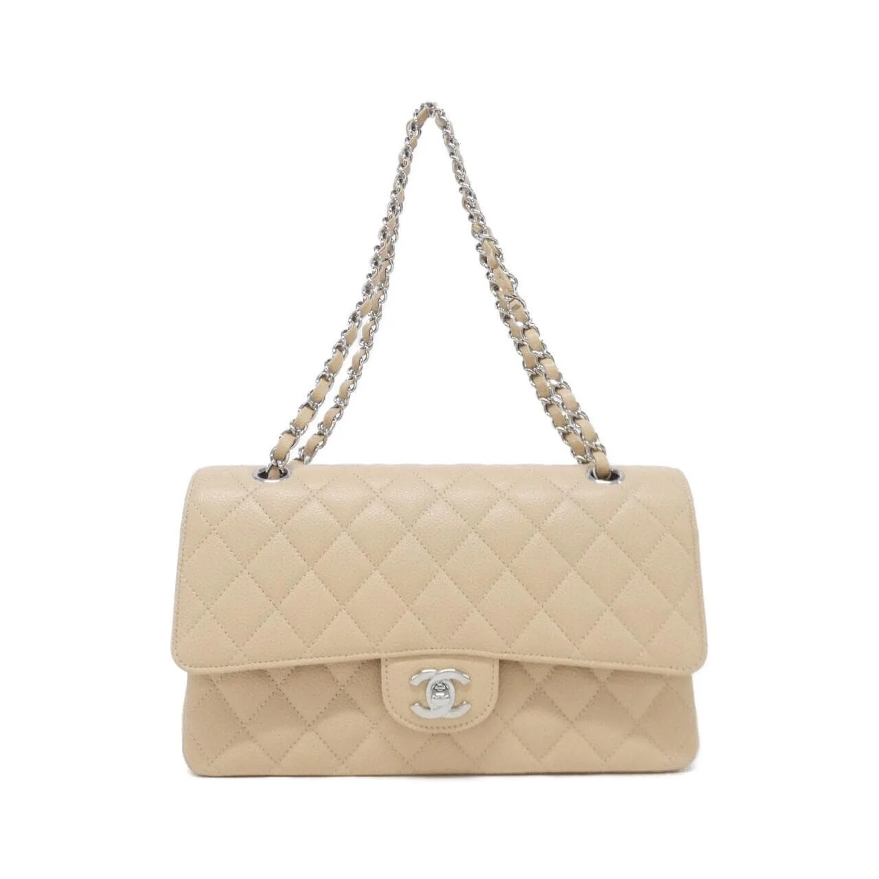 CHANEL Matelasse 1112 Shoulder Grained Calfskin