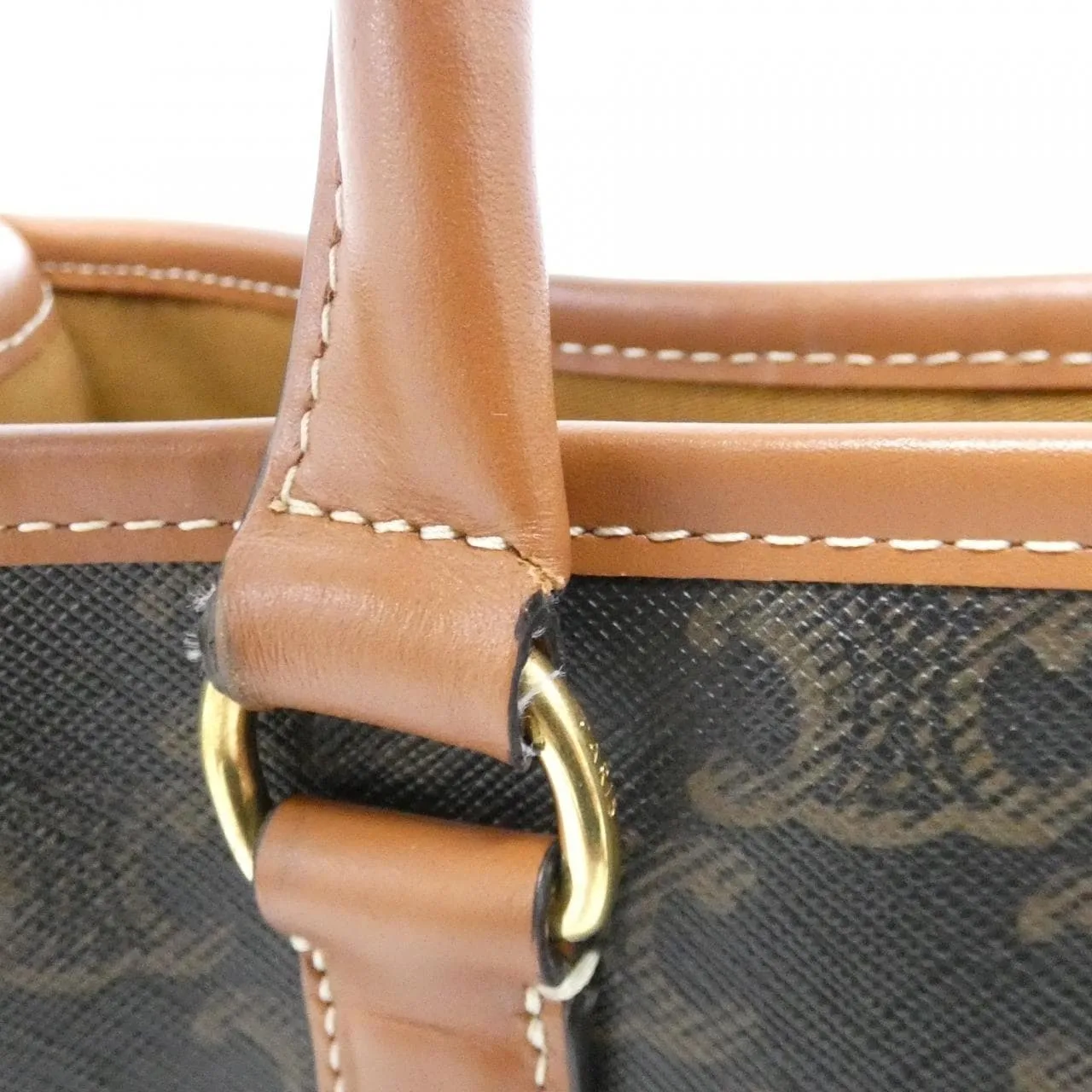 CELINE Cabas 199742BZJ Handbag Canvas 4