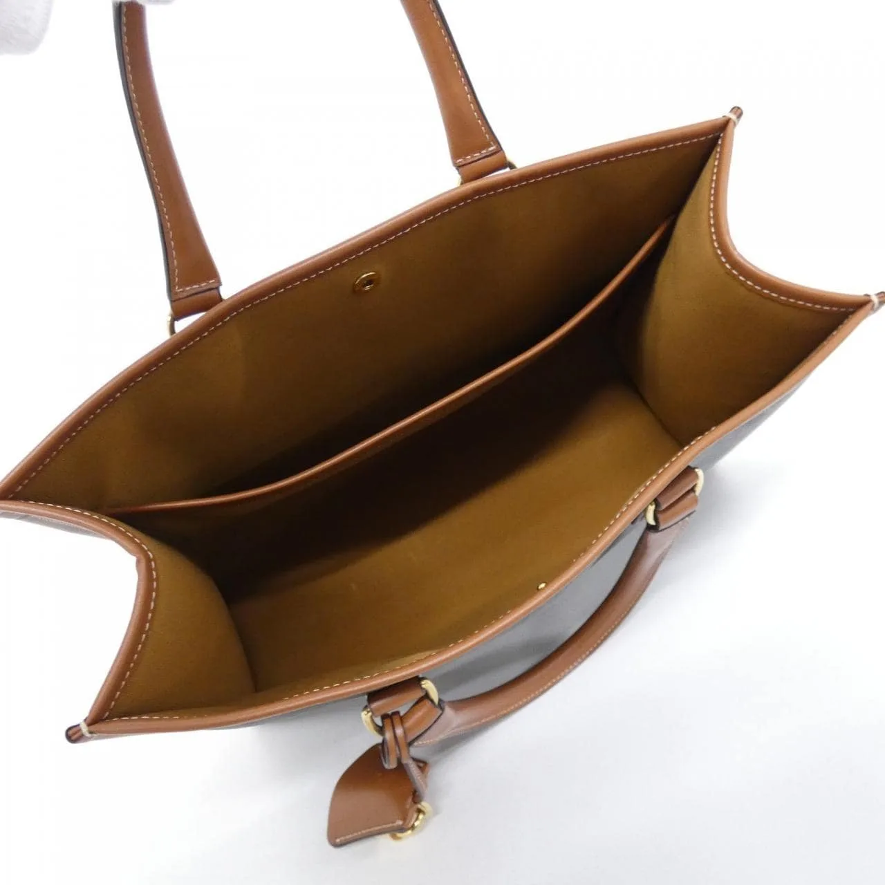 CELINE Cabas 199742BZJ Handbag Canvas 6