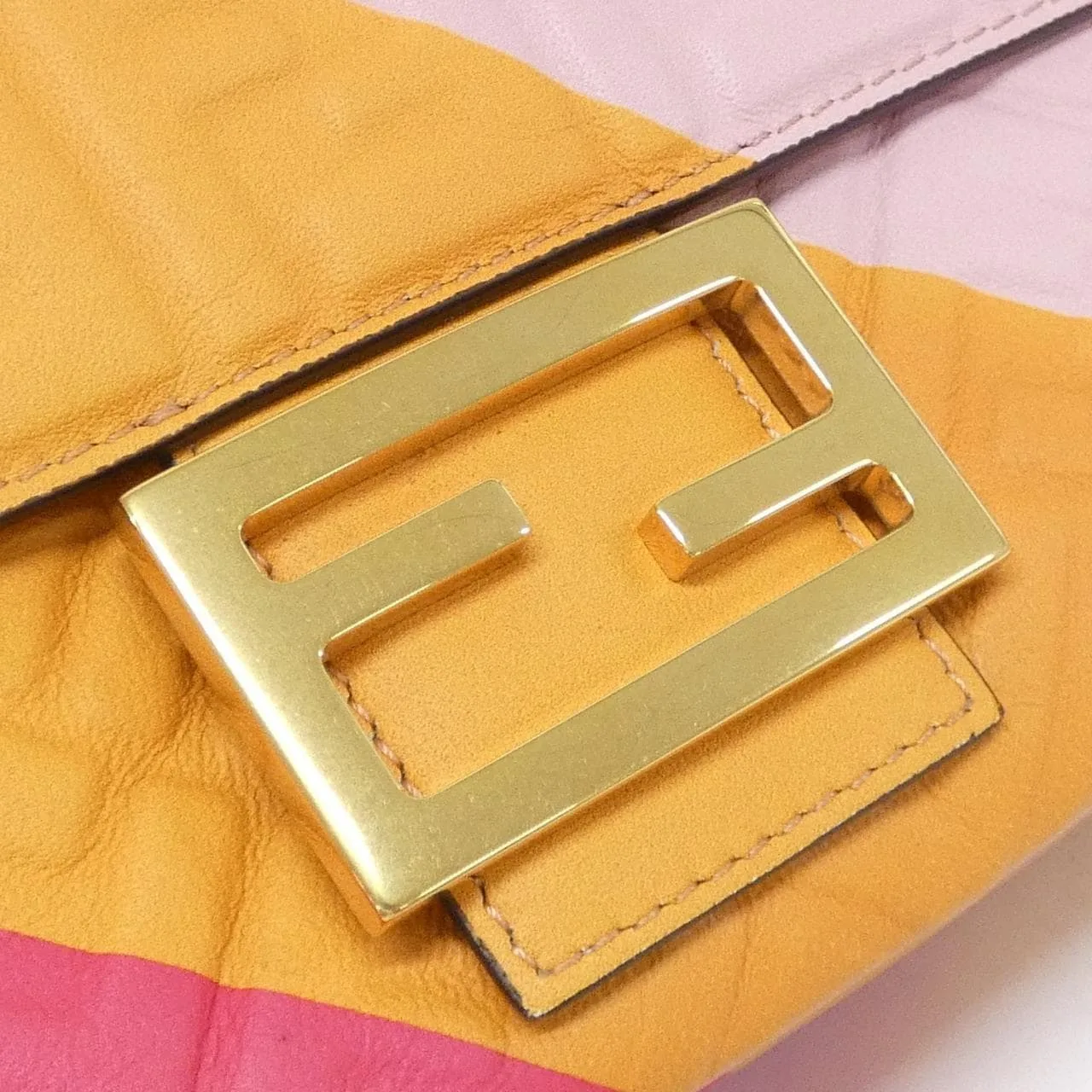 FENDI Baguette 8BR793 AK2K Shoulder Lambskin 5