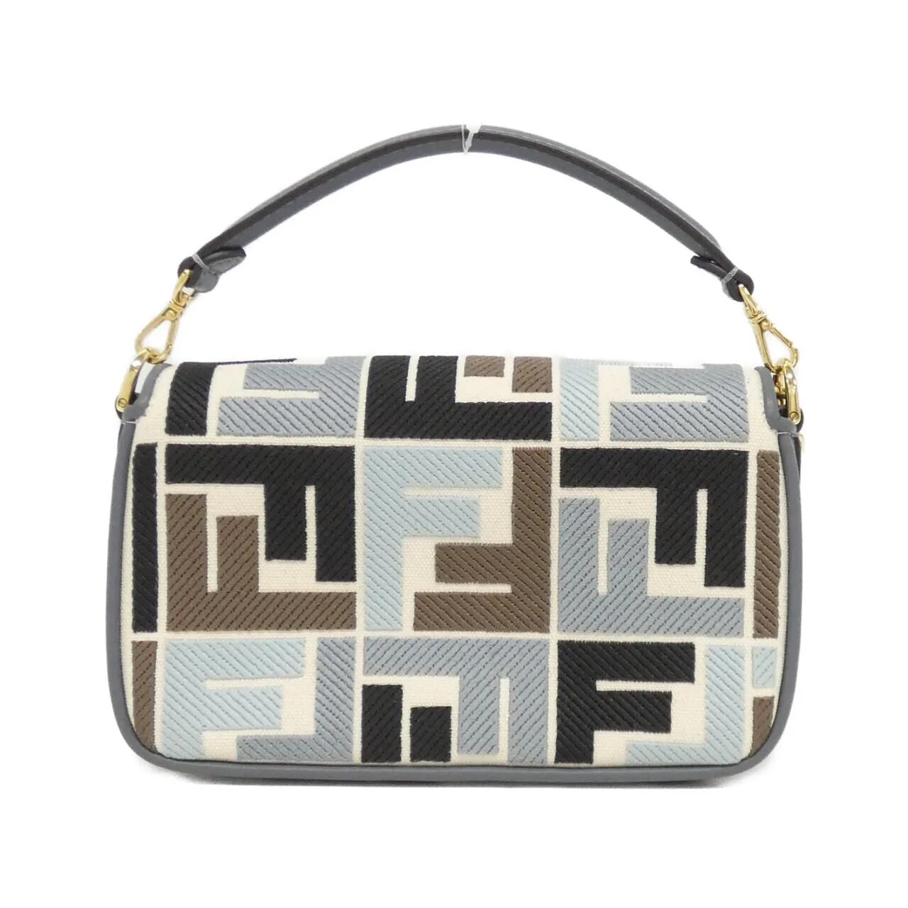 FENDI Baguette 8BS017 ARC2 Handbag Canvas 2