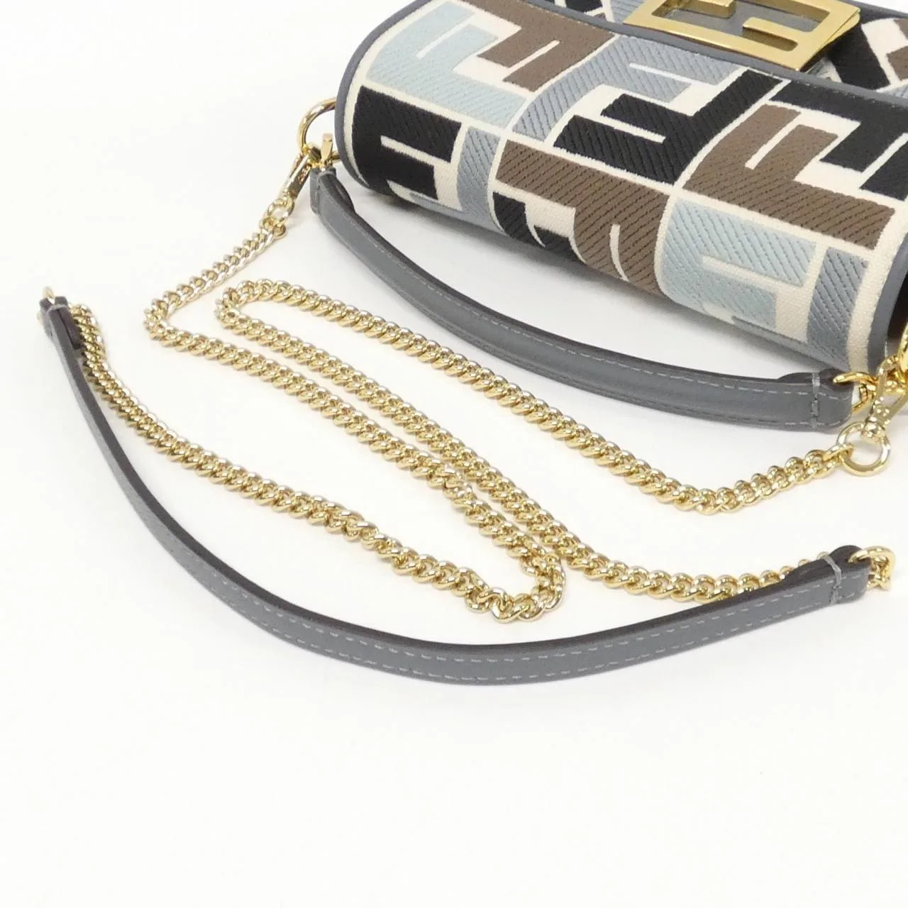 FENDI Baguette 8BS017 ARC2 Handbag Canvas 5