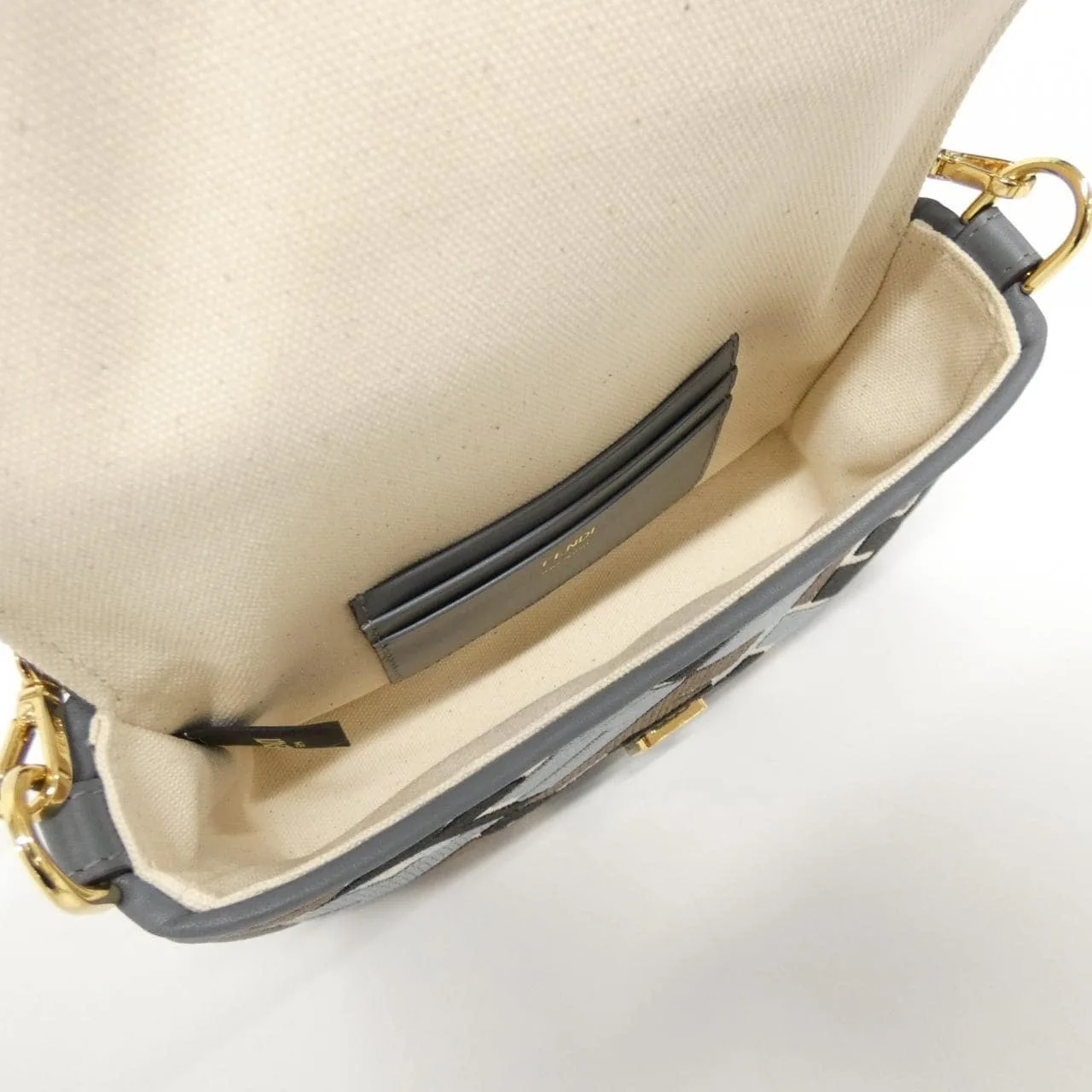 FENDI Baguette 8BS017 ARC2 Handbag Canvas 6