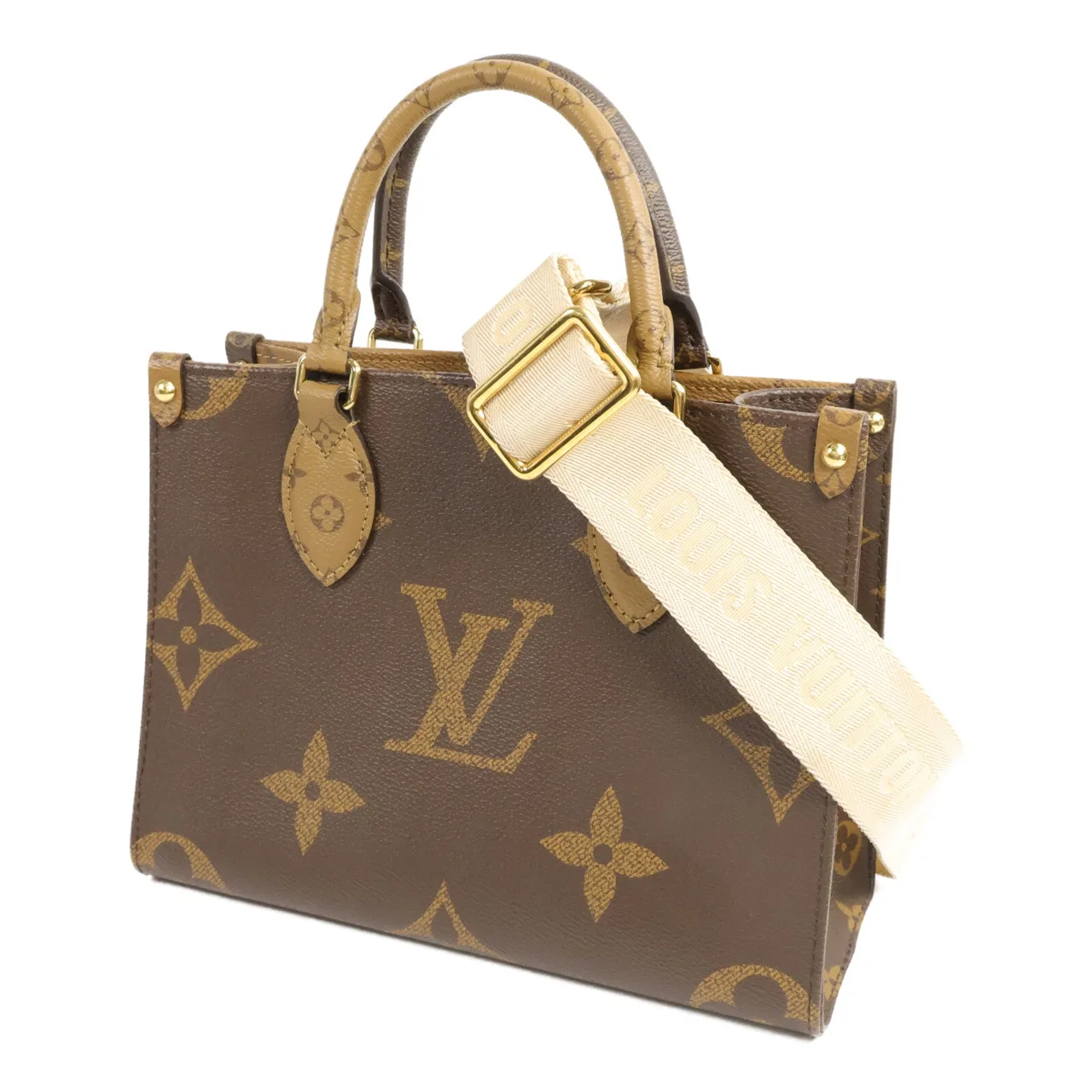 LOUIS VUITTON OnTheGo M46373 兩用包 塗層帆布 2