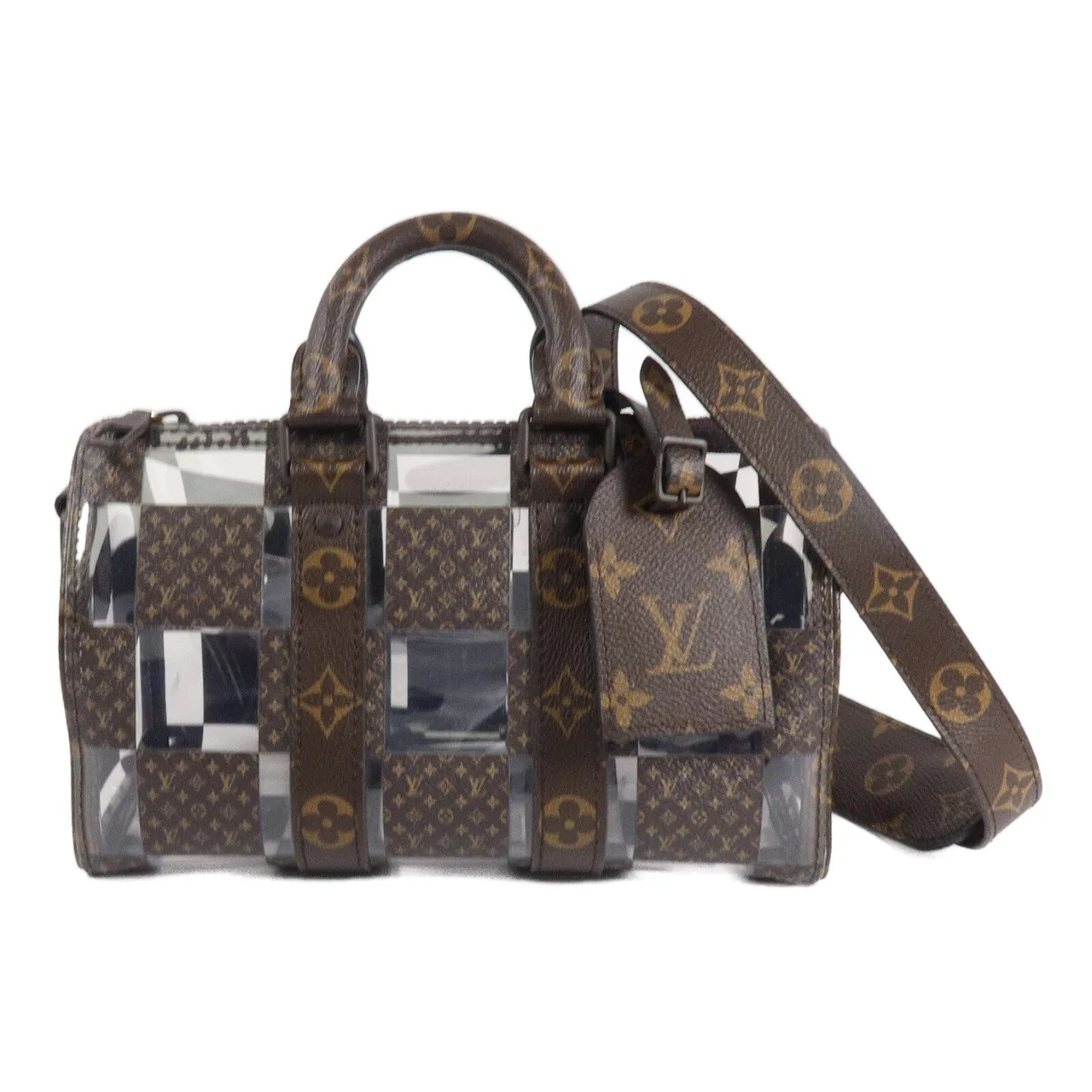 LOUIS VUITTON Keepall M20872 兩用包 塗層帆布