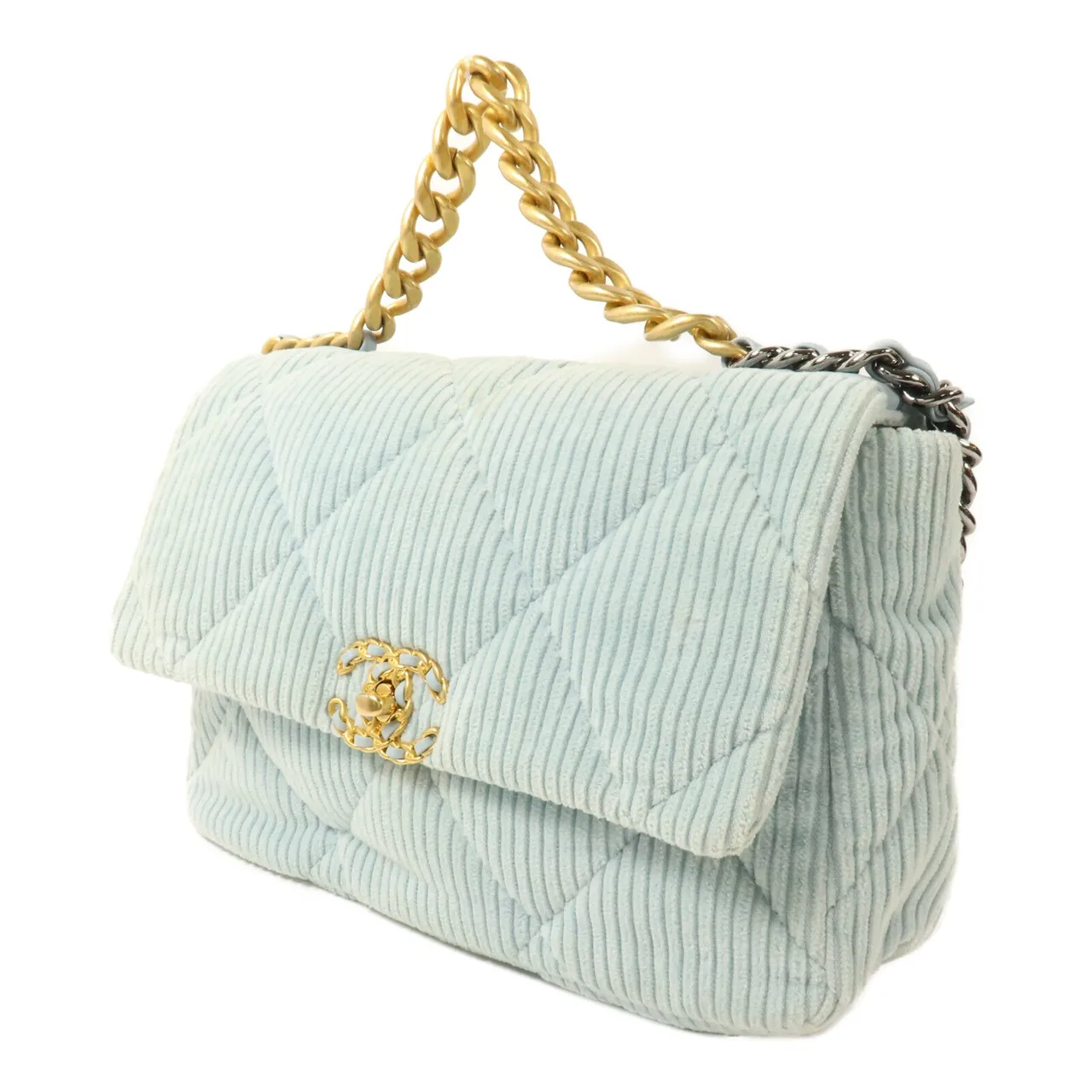 CHANEL AS1161 兩用包 x Corduroy 3