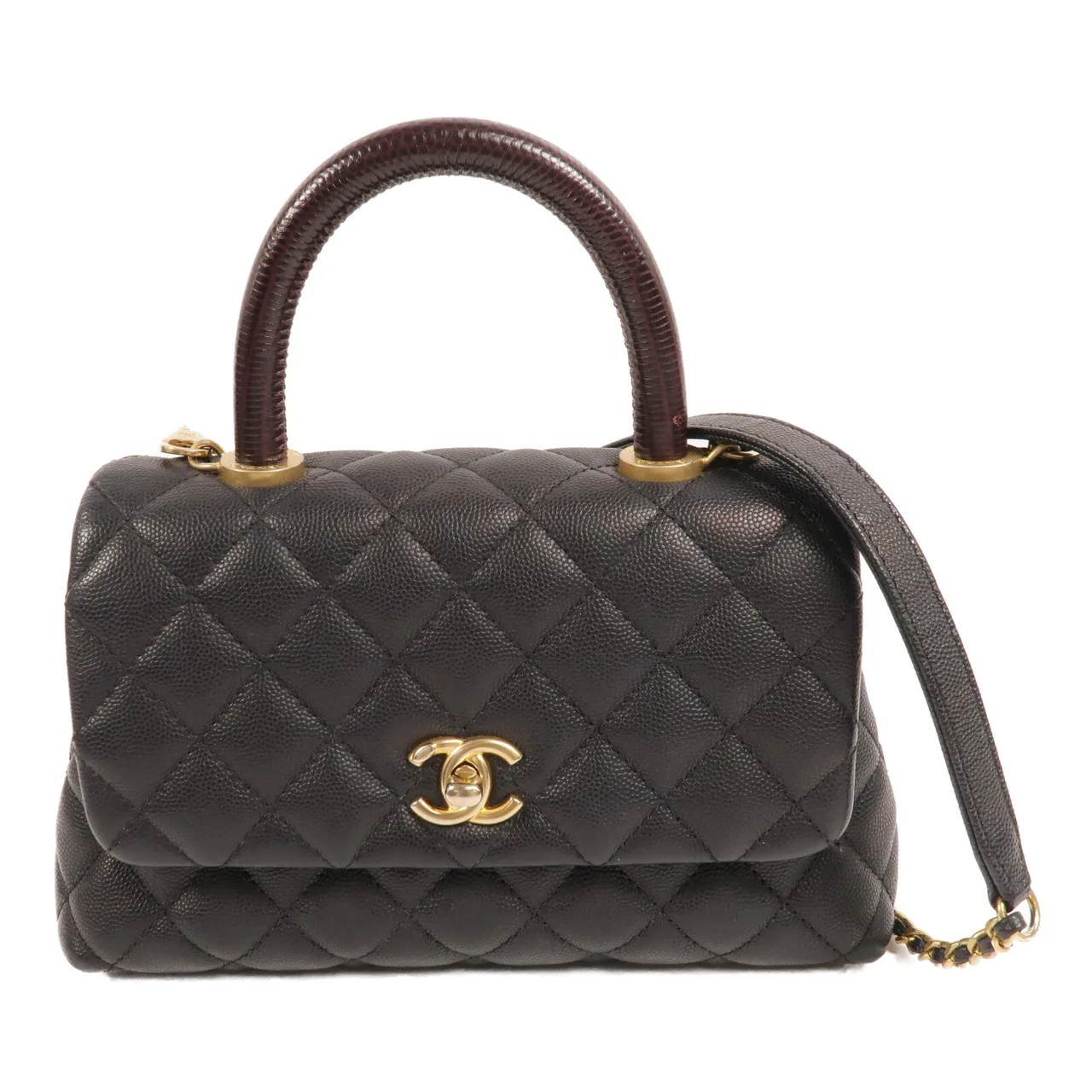 CHANEL 兩用包 牛皮