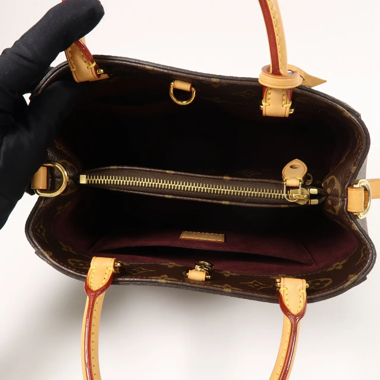 LOUIS VUITTON Montaigne M41055 2-Way Bag Coated Canvas 5
