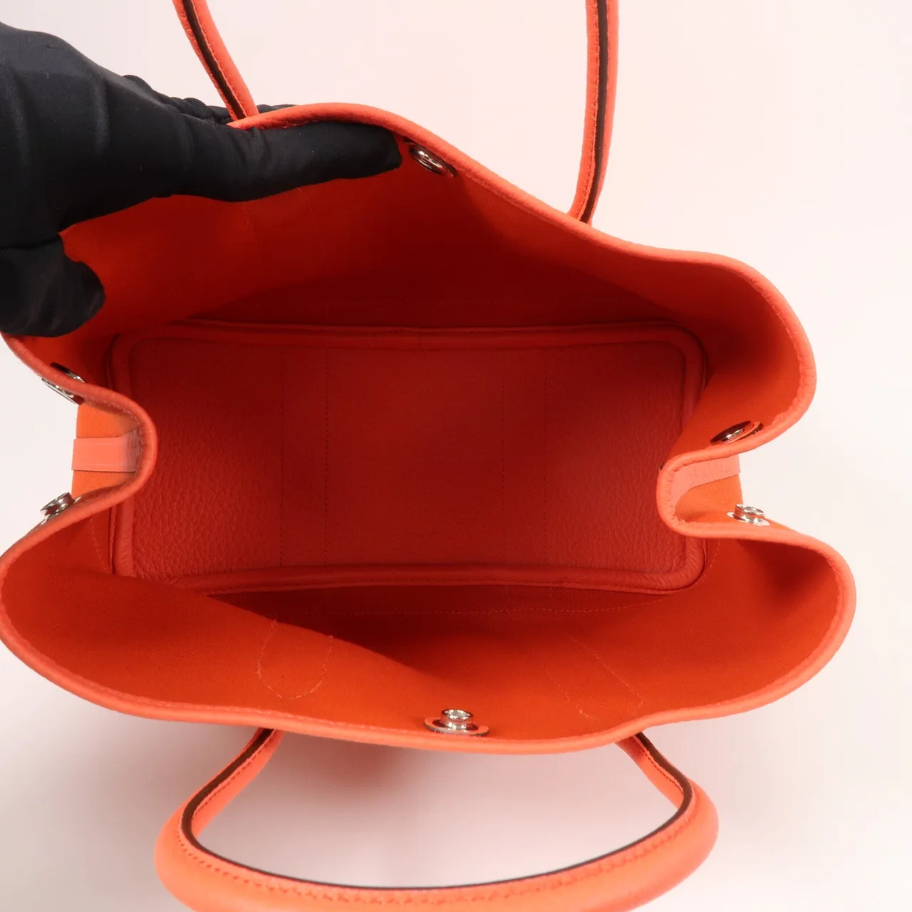 HERMES 托特包 帆布 5