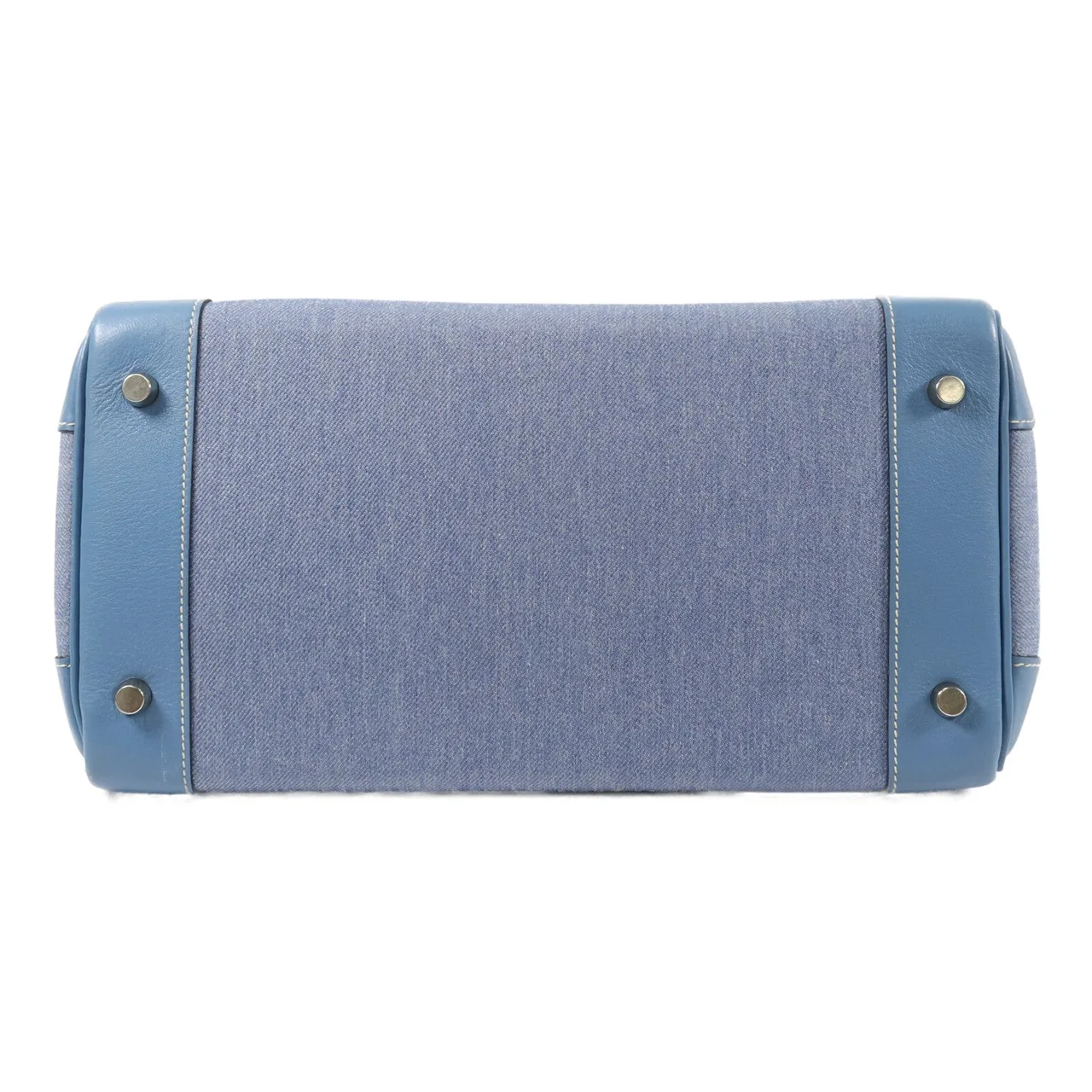 HERMES D口 手提包 denim 4