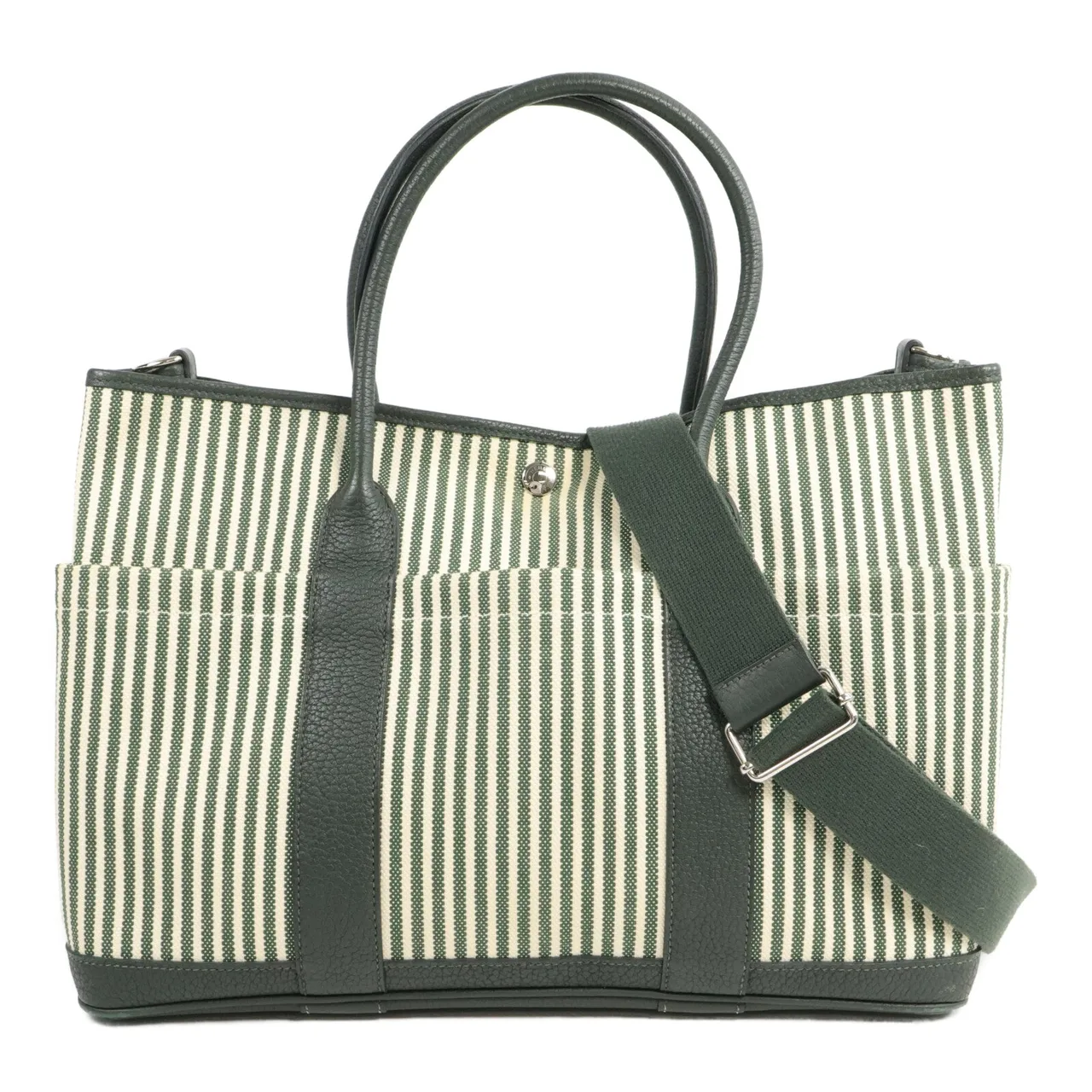 HERMES 兩用包 帆布