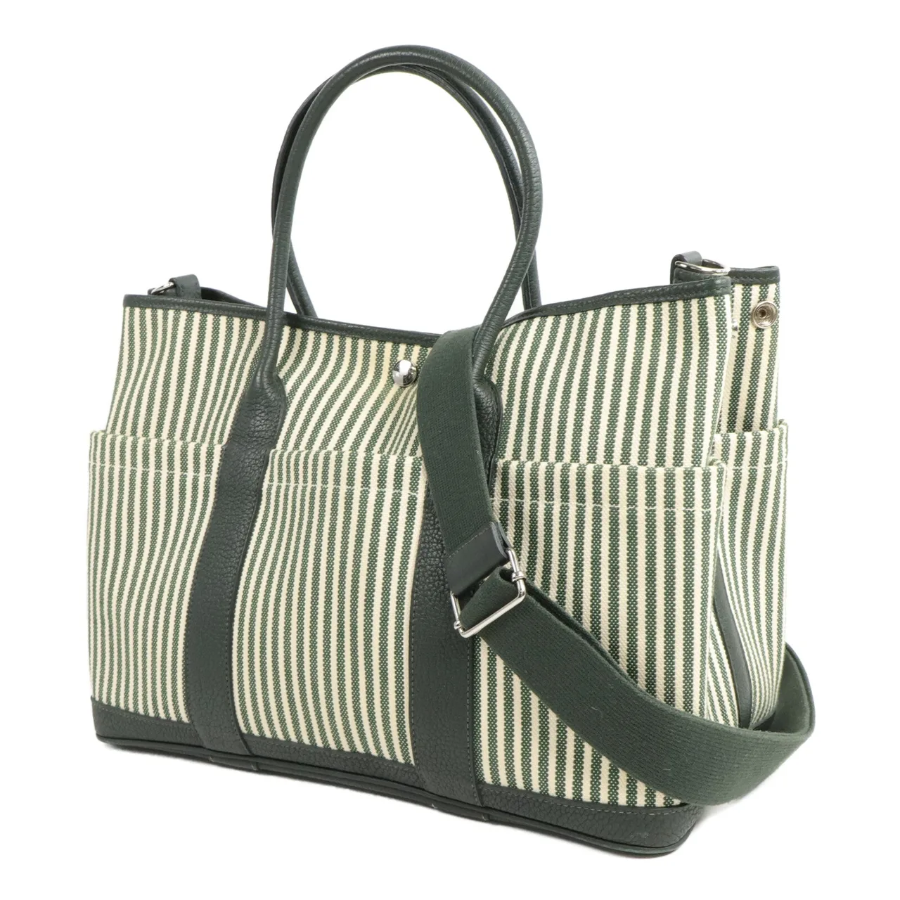 HERMES 兩用包 帆布 3