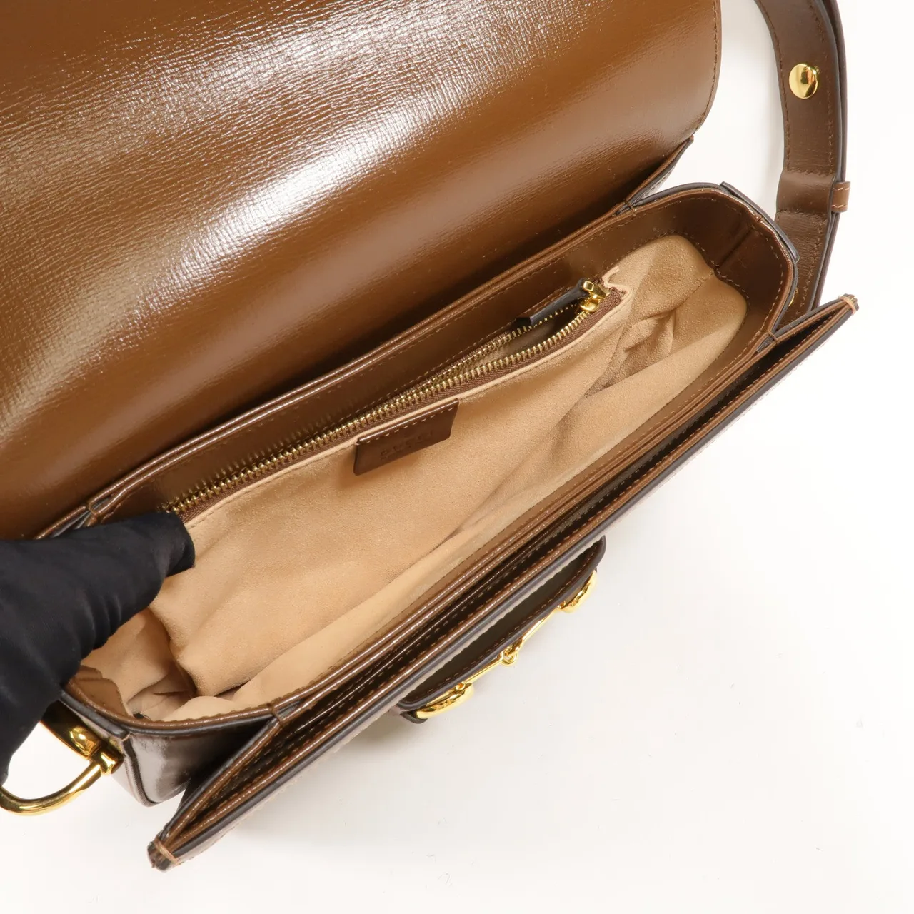 GUCCI 602204 肩背包 塗層帆布 5