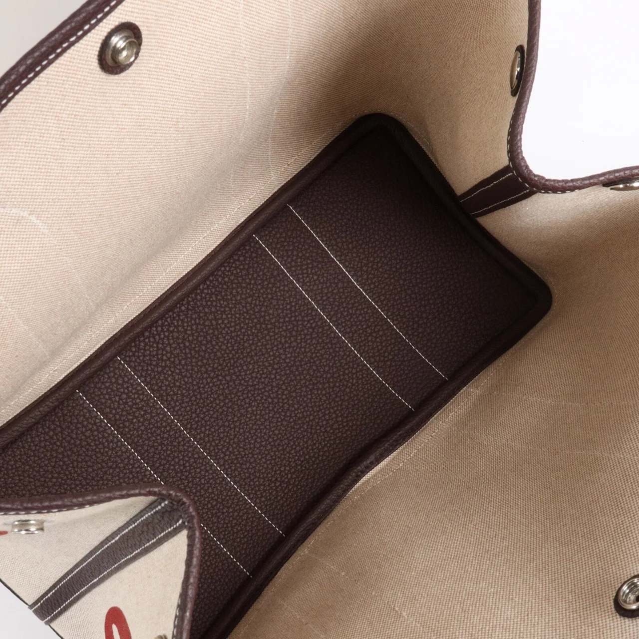 HERMES 托特包 帆布 5