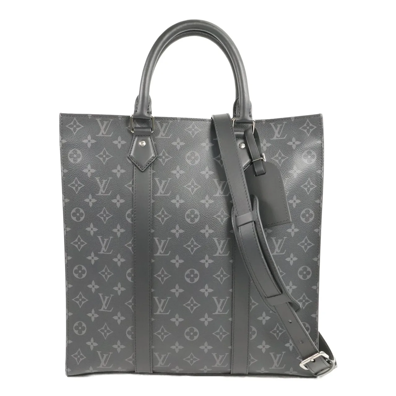 LOUIS VUITTON Sac Plat M46456 兩用包 塗層帆布