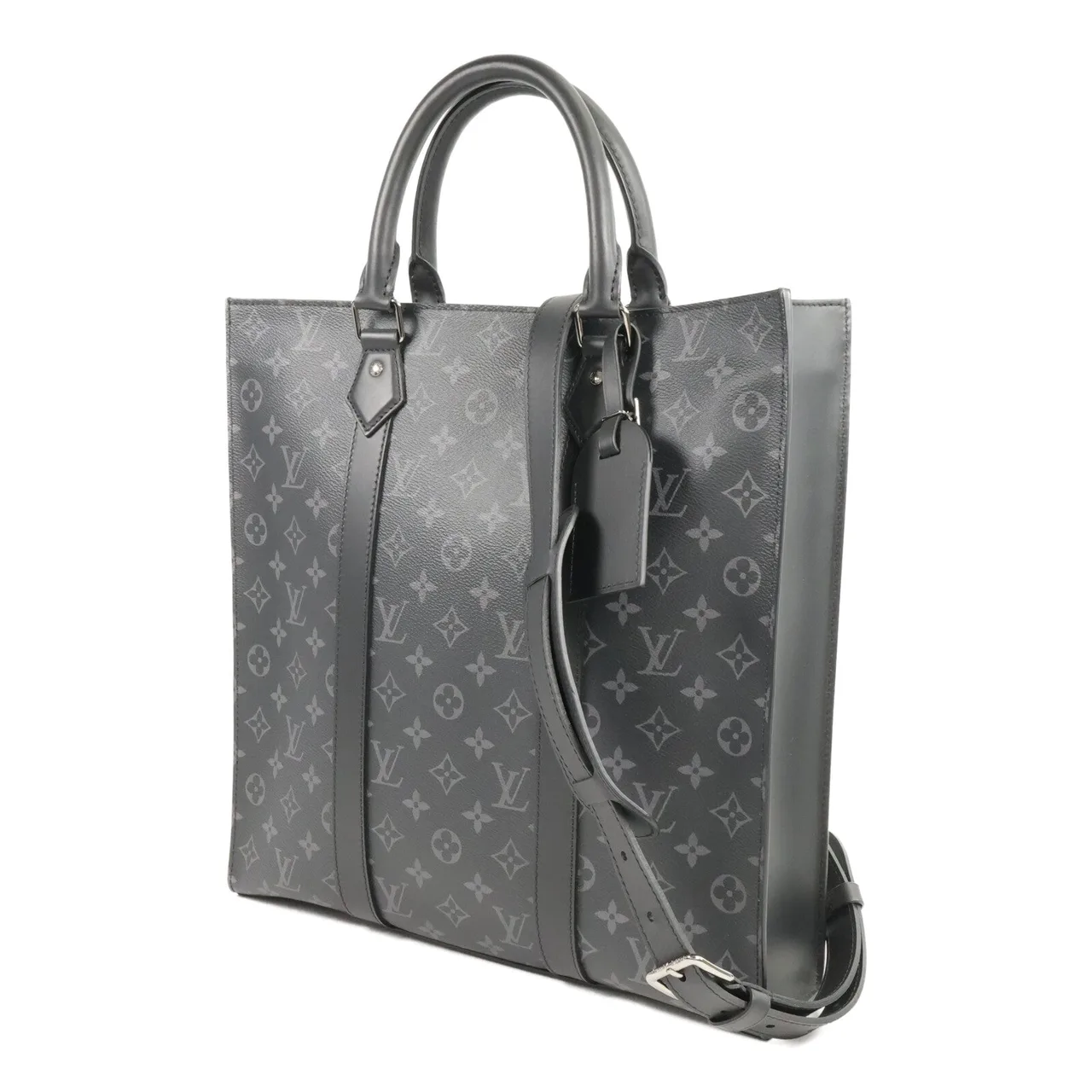 LOUIS VUITTON Sac Plat M46456 兩用包 塗層帆布 3