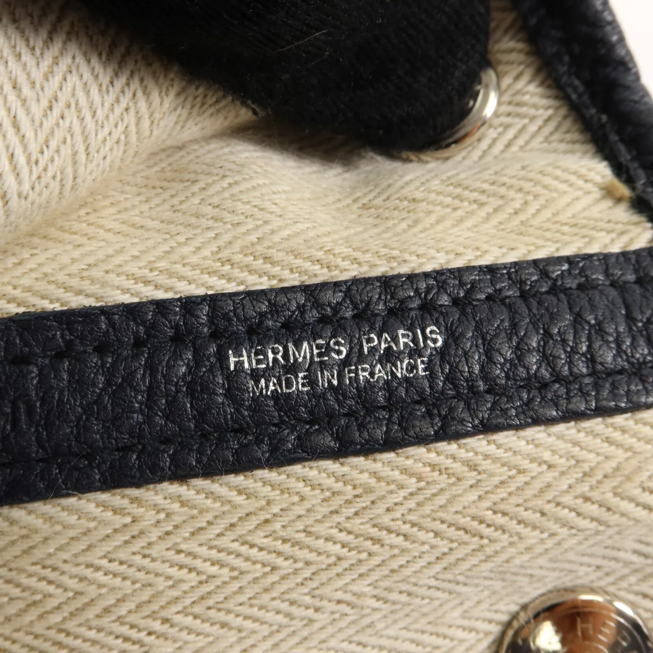 HERMES Tote Bag Calfskin 6