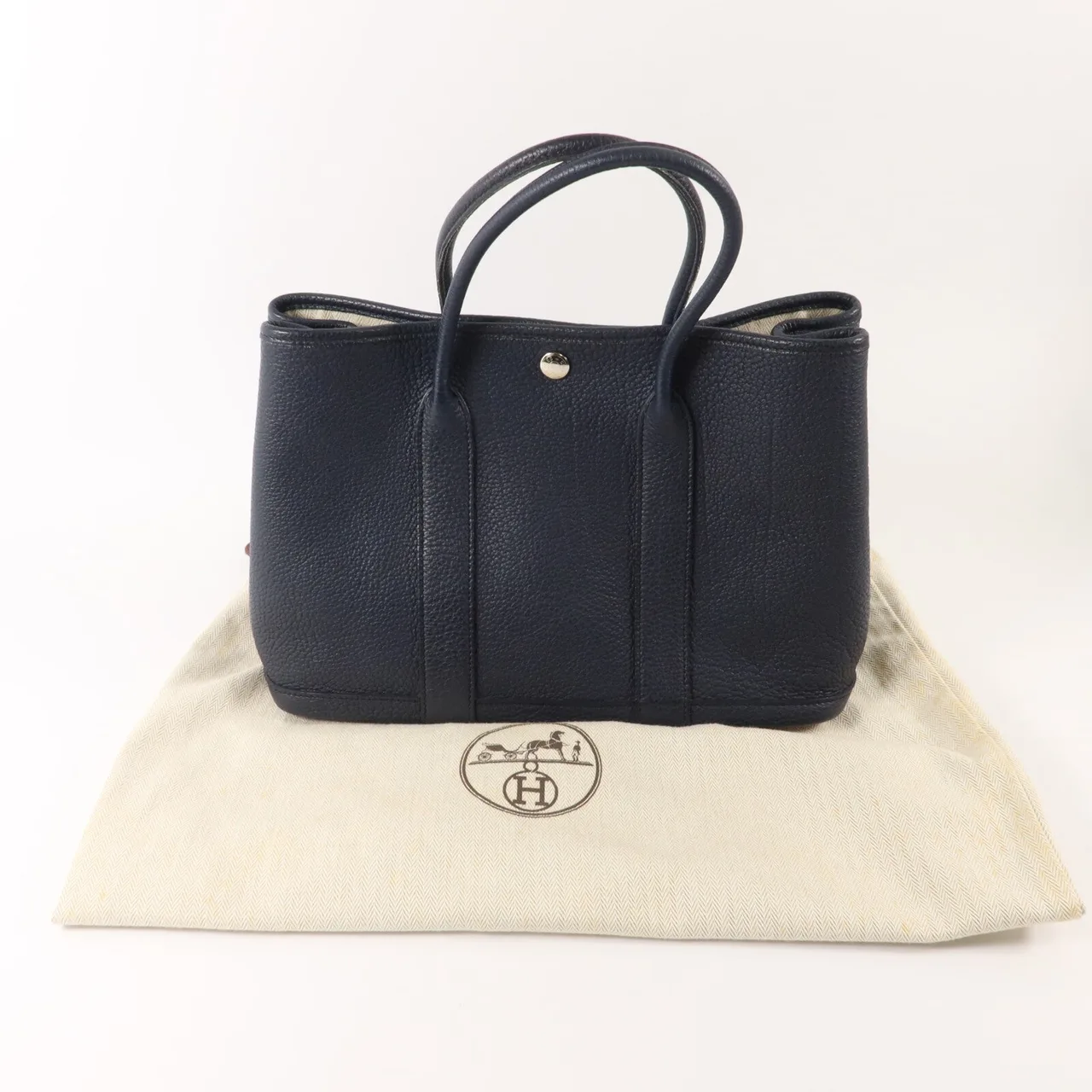 HERMES Tote Bag Calfskin 10