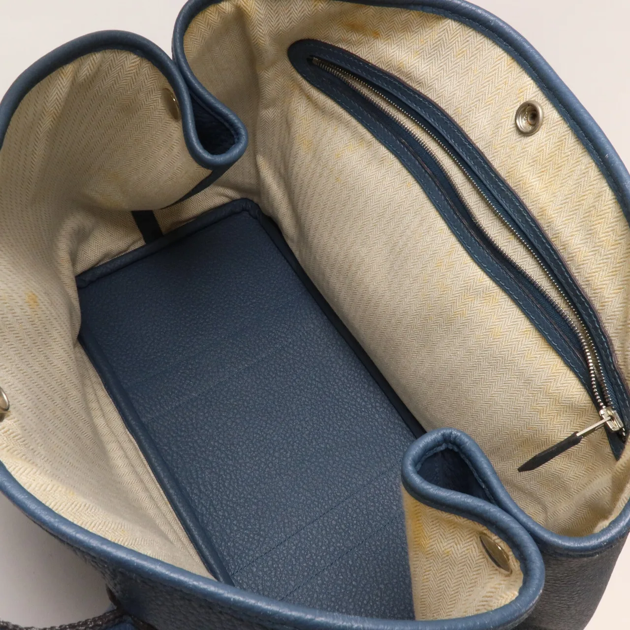 HERMES 手提包 牛皮 5