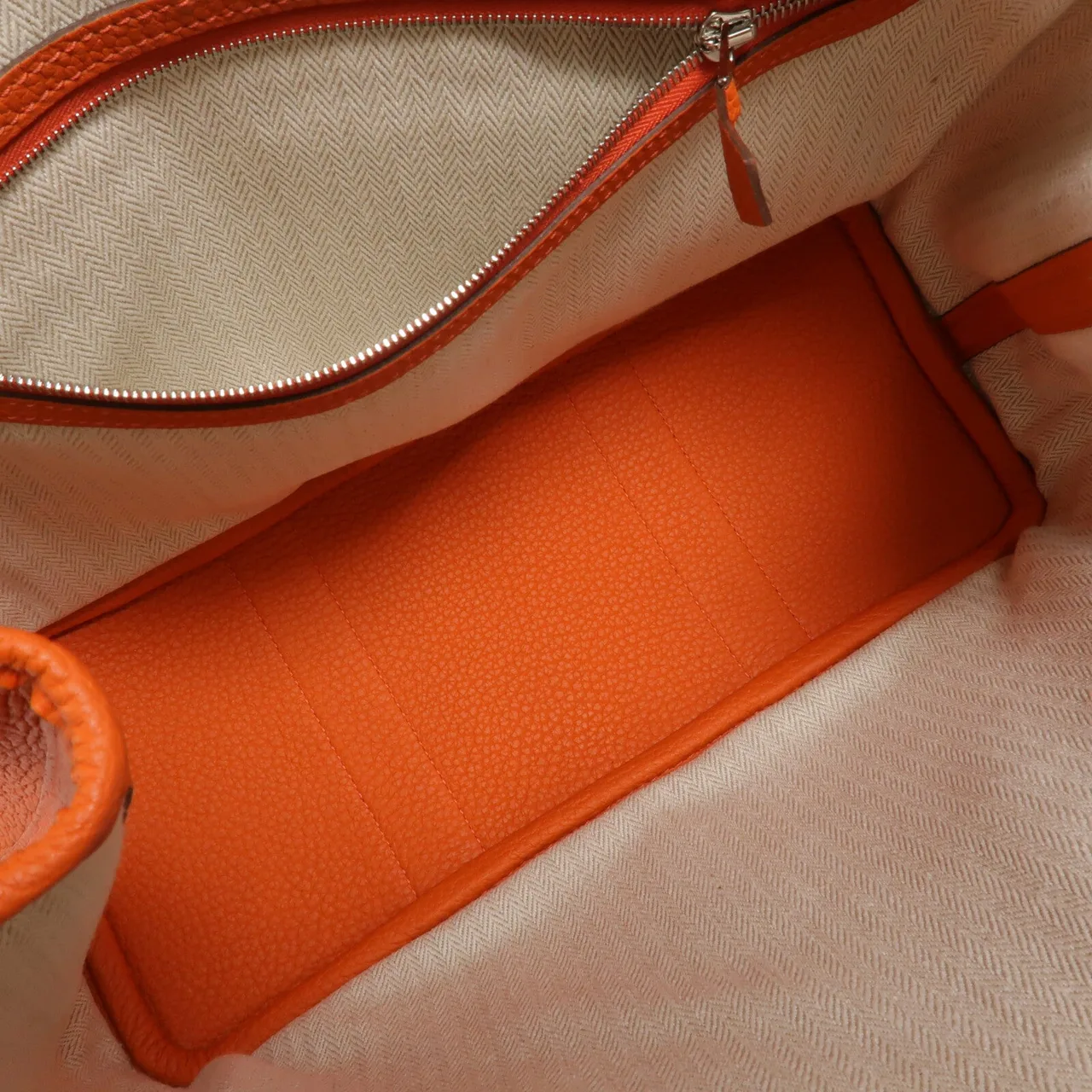 HERMES Garden 托特包 牛皮 5