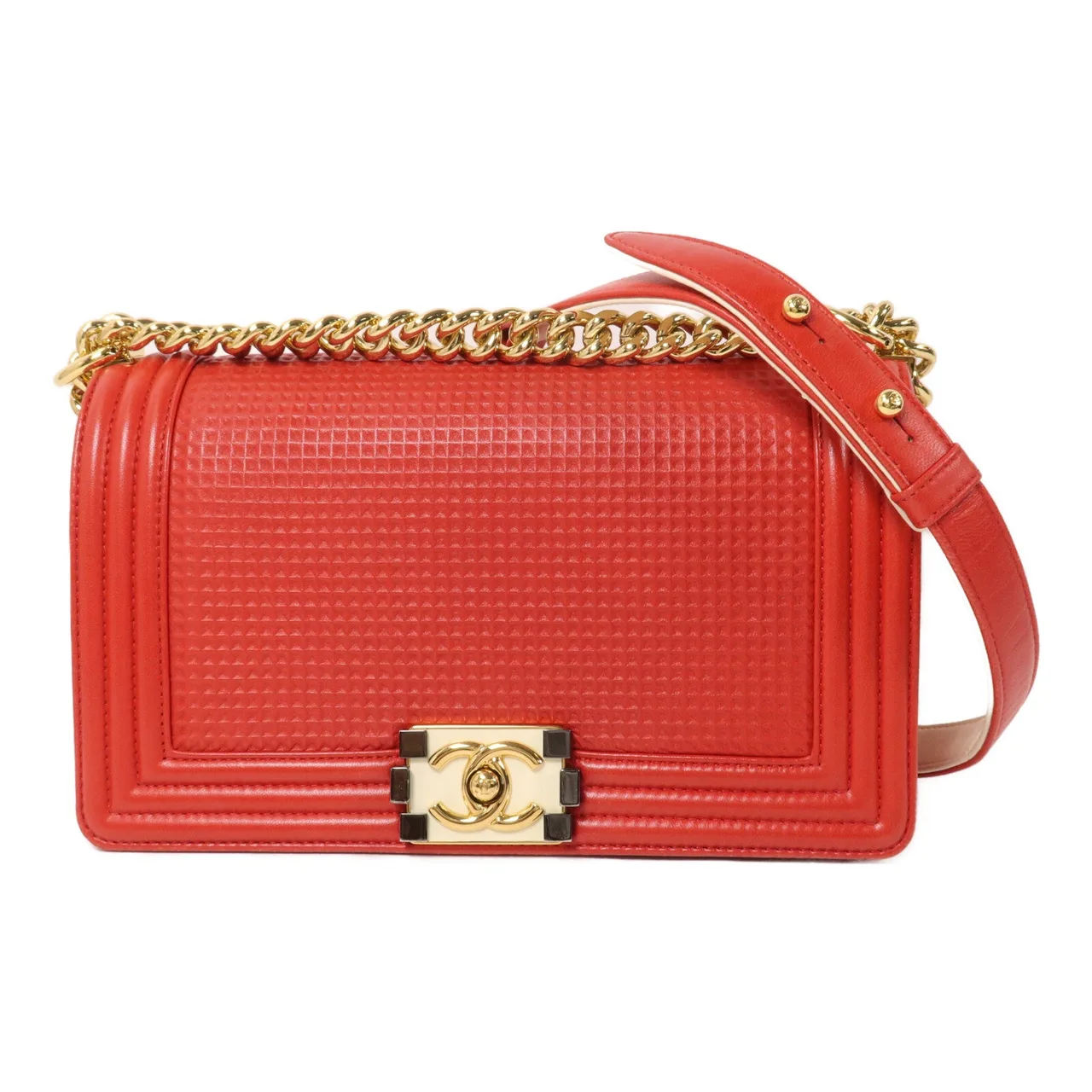 CHANEL A67086 Shoulder Bag Calfskin