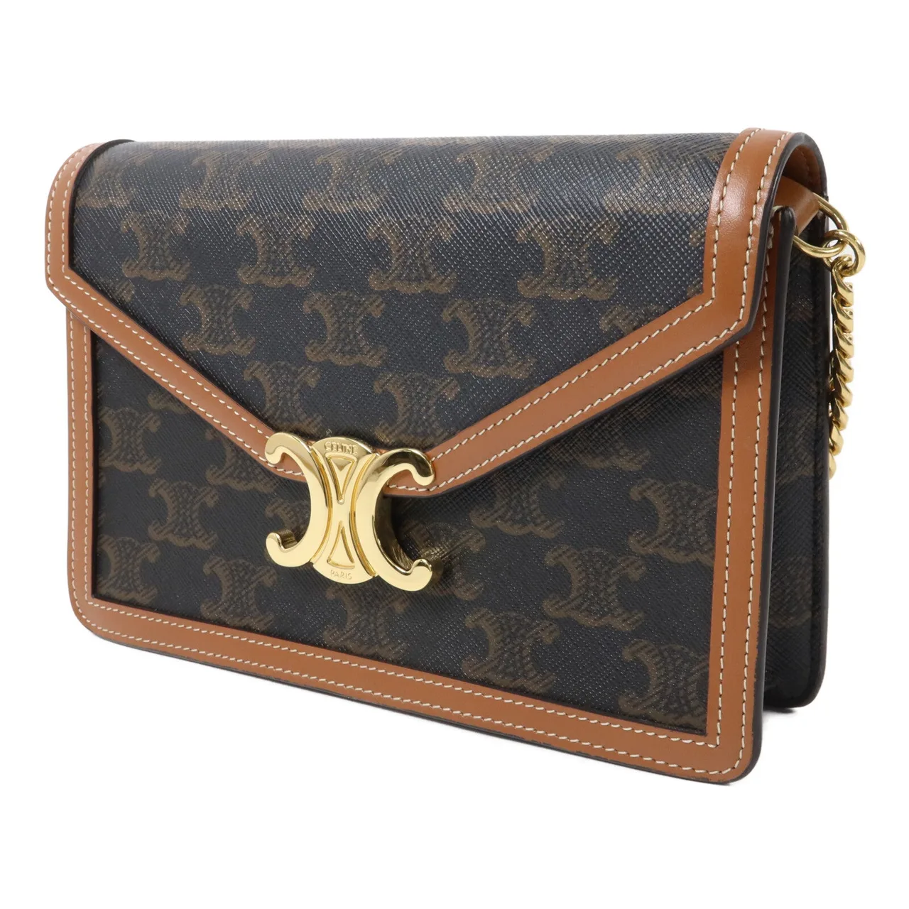 CELINE 肩背包 塗層帆布 3