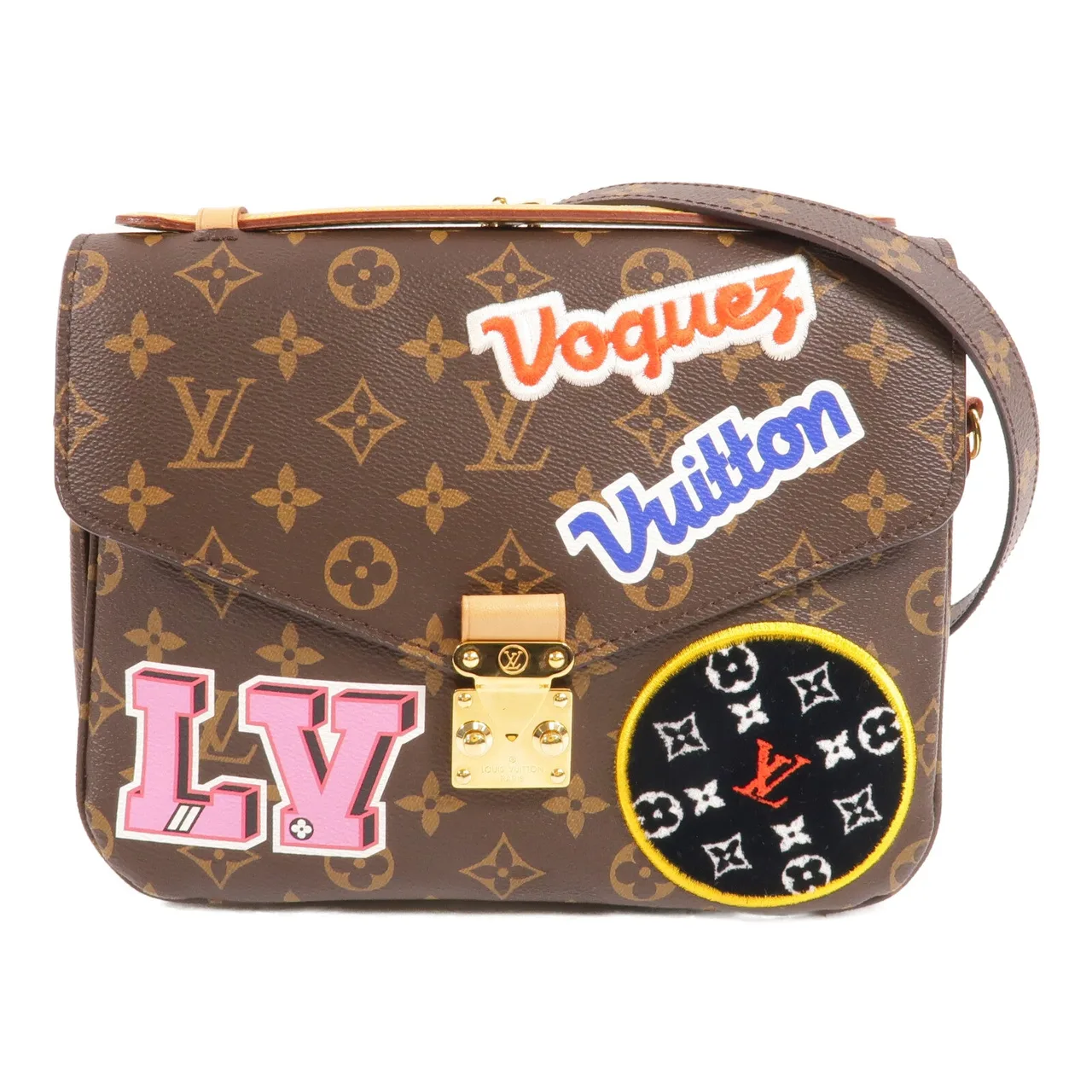 LOUIS VUITTON Pochette Metis M43991 2-Way Bag Coated Canvas