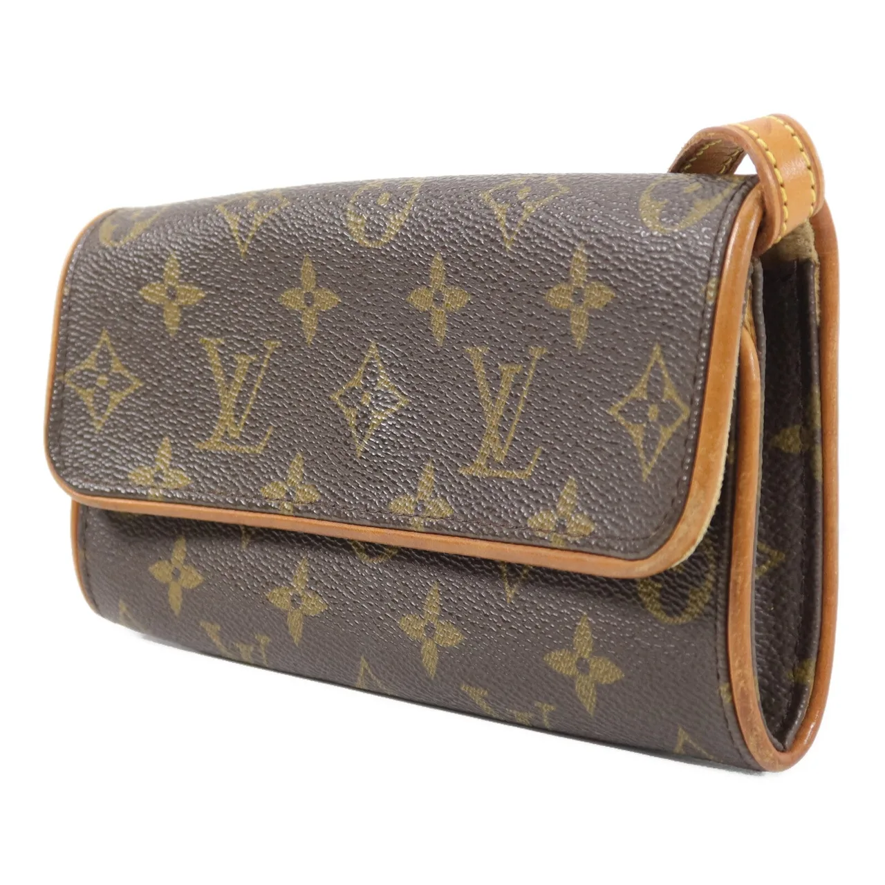 LOUIS VUITTON Pochette Twin M51854 Shoulder Bag Coated Canvas 2