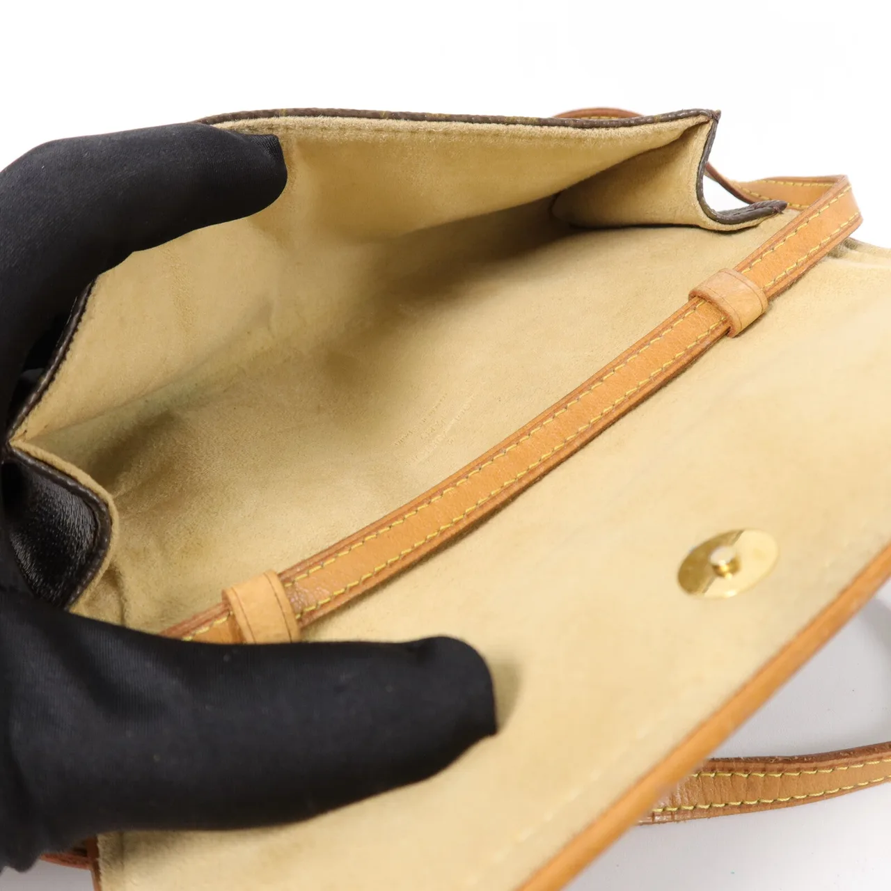 LOUIS VUITTON Pochette Twin M51854 Shoulder Bag Coated Canvas 5