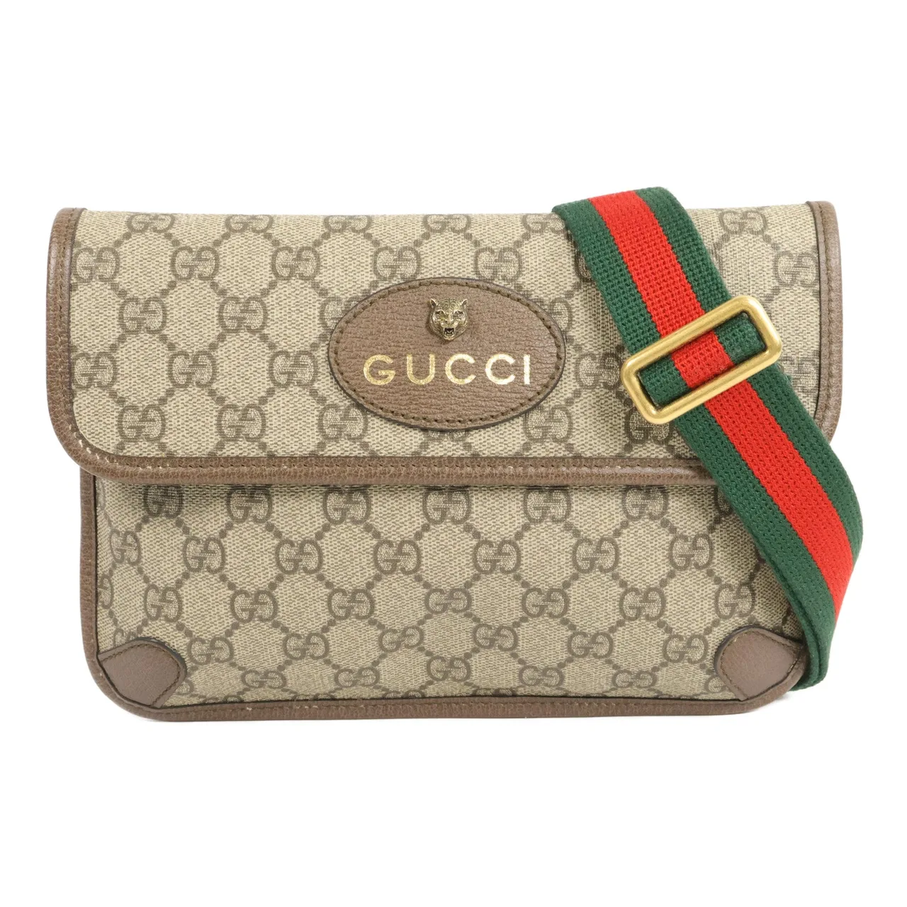 GUCCI 493930 肩背包 塗層帆布