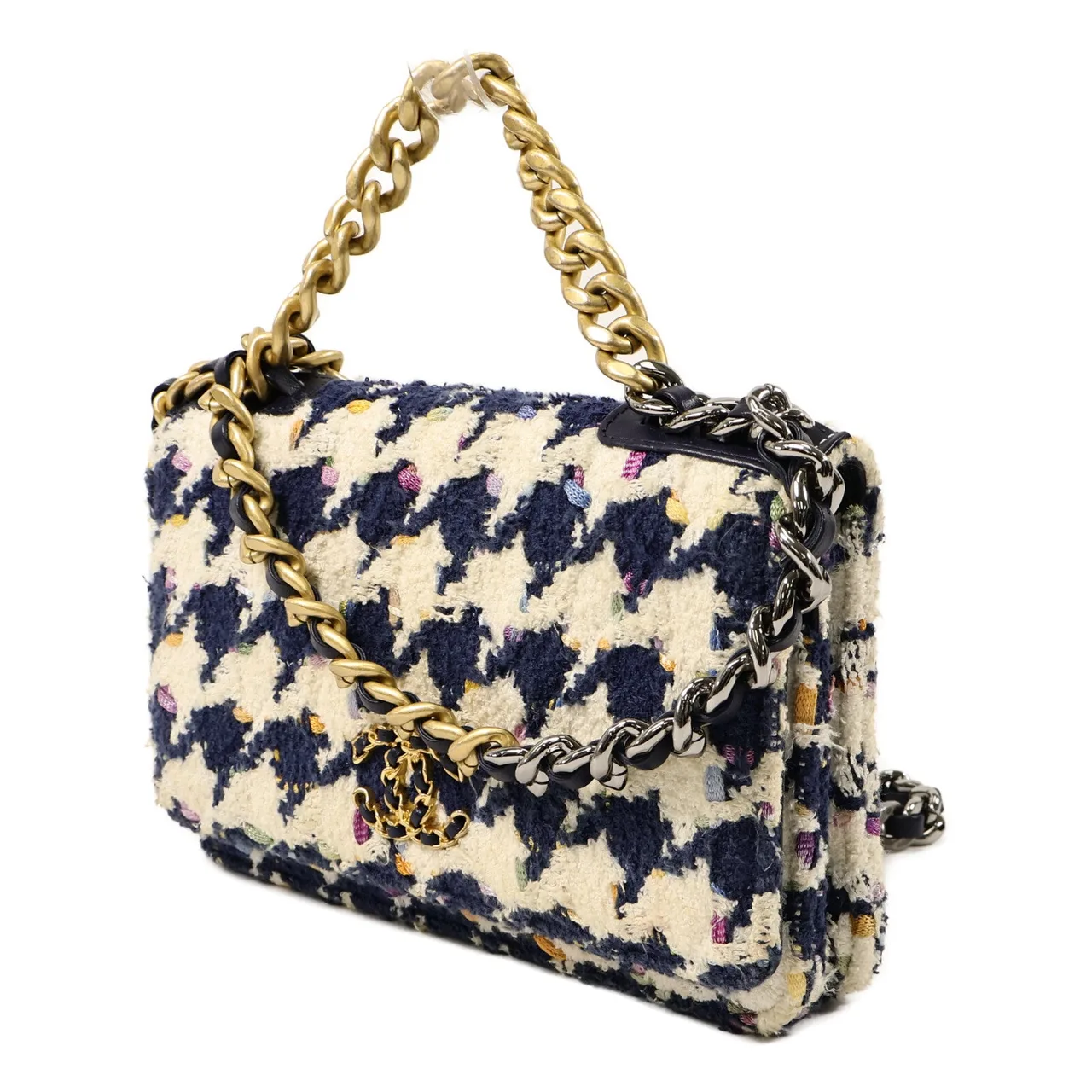 CHANEL C19 兩用包 x Tweed 3