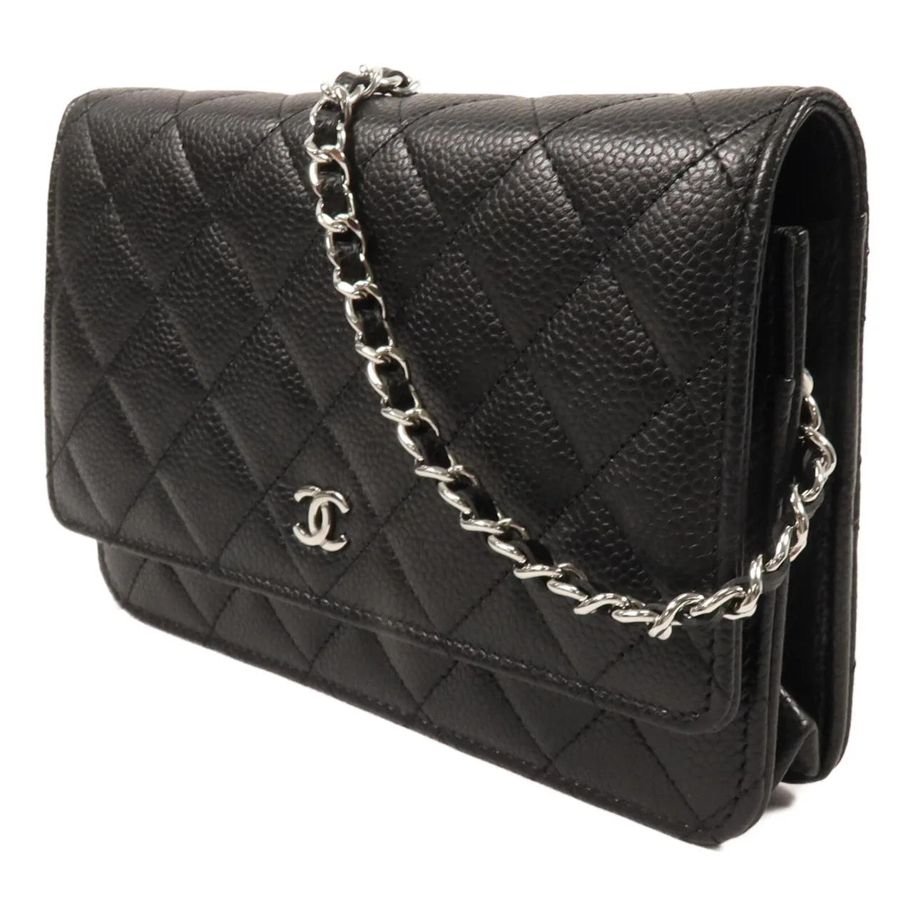 CHANEL WOC Shoulder Bag Calfskin 3