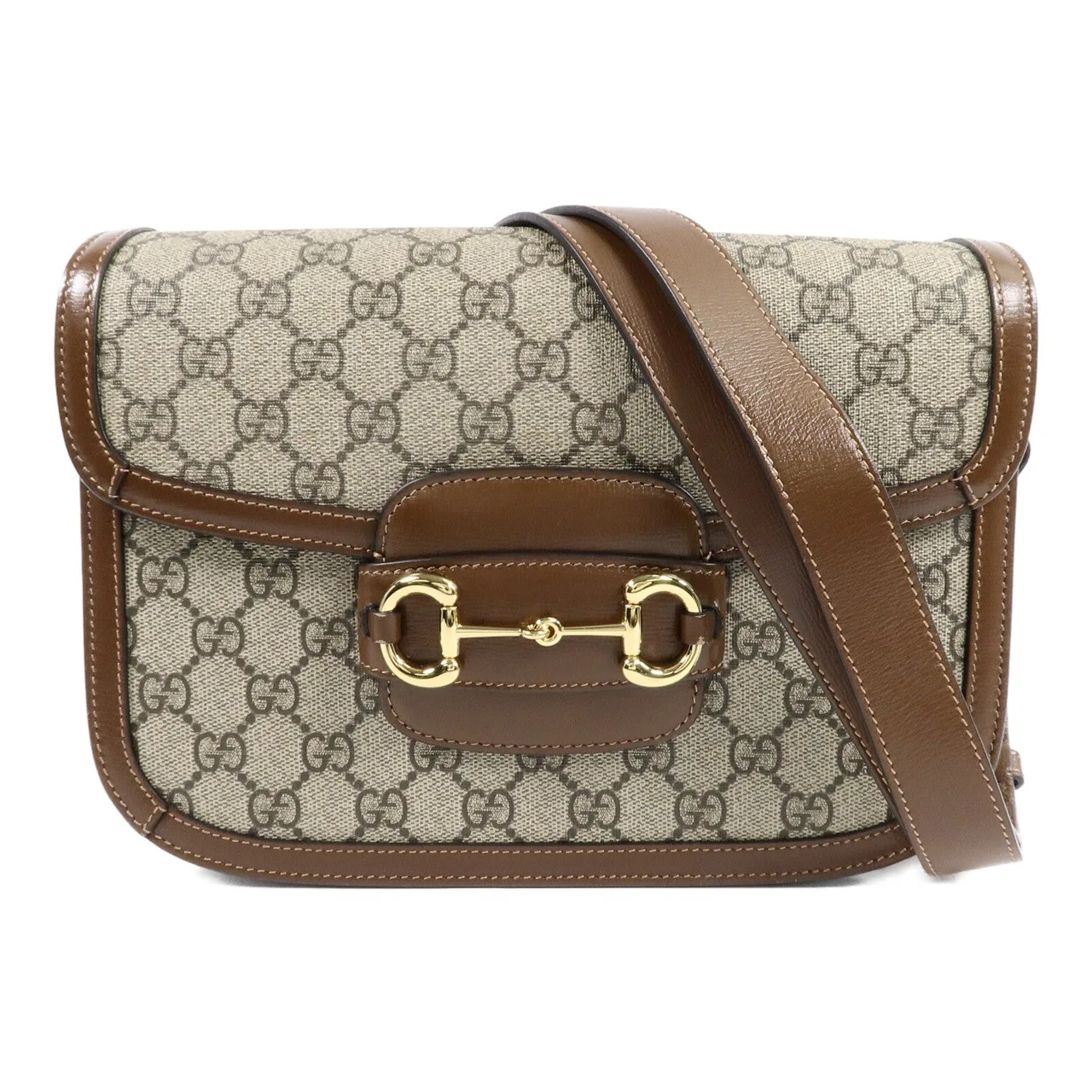 GUCCI 602204 Shoulder Bag Coated Canvas