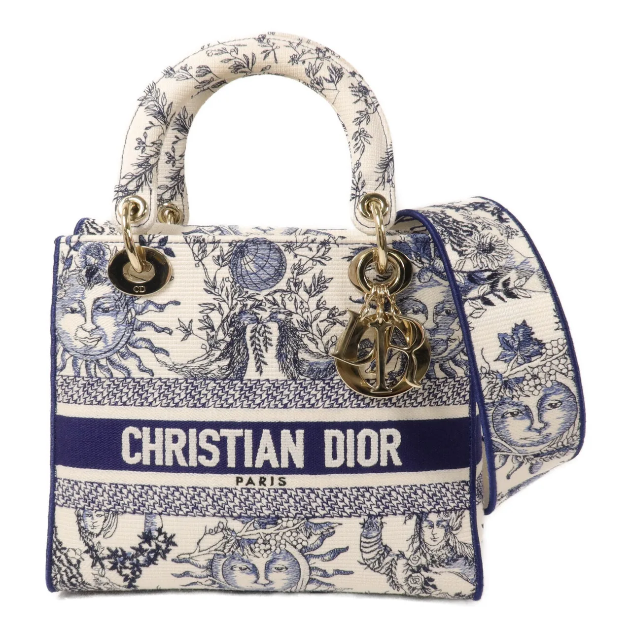 DIOR M0565OECQ 2-Way Bag Canvas